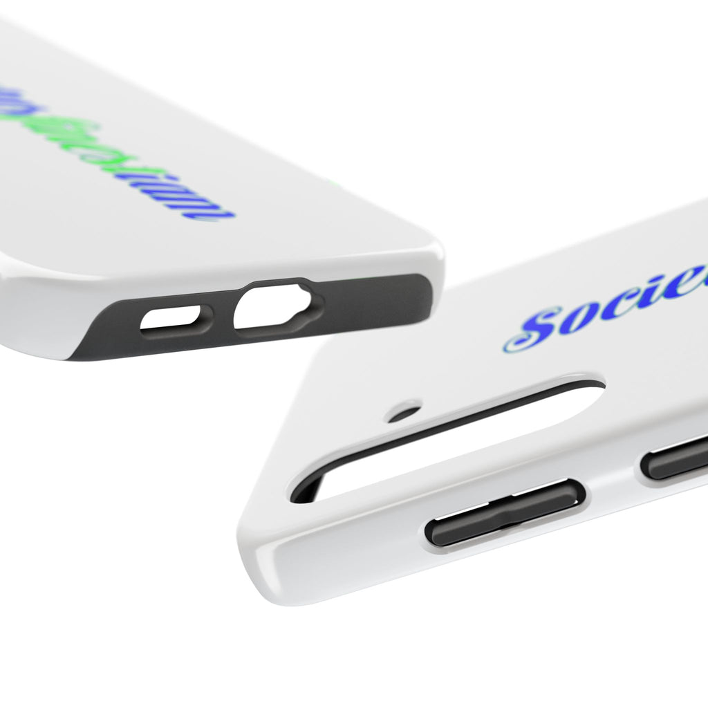 Society’s Finest-iam Tough Phone Case — Colorful Script Protective Phone Cover