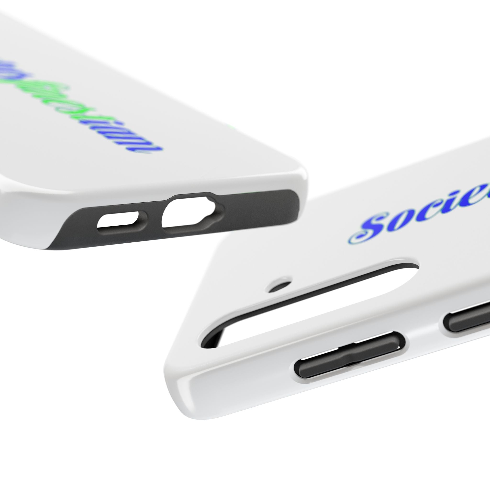 Society’s Finest-iam Tough Phone Case — Colorful Script Protective Phone Cover