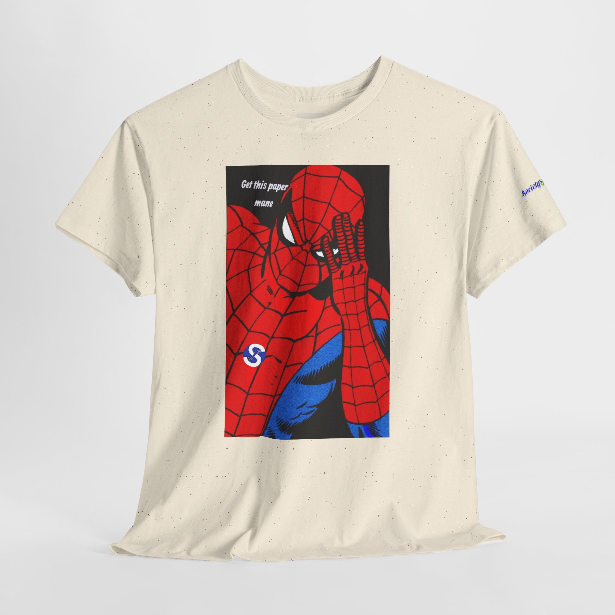 (SF)  Comic Tee — "Get This Paper?" Retro Pop Art T-Shirt