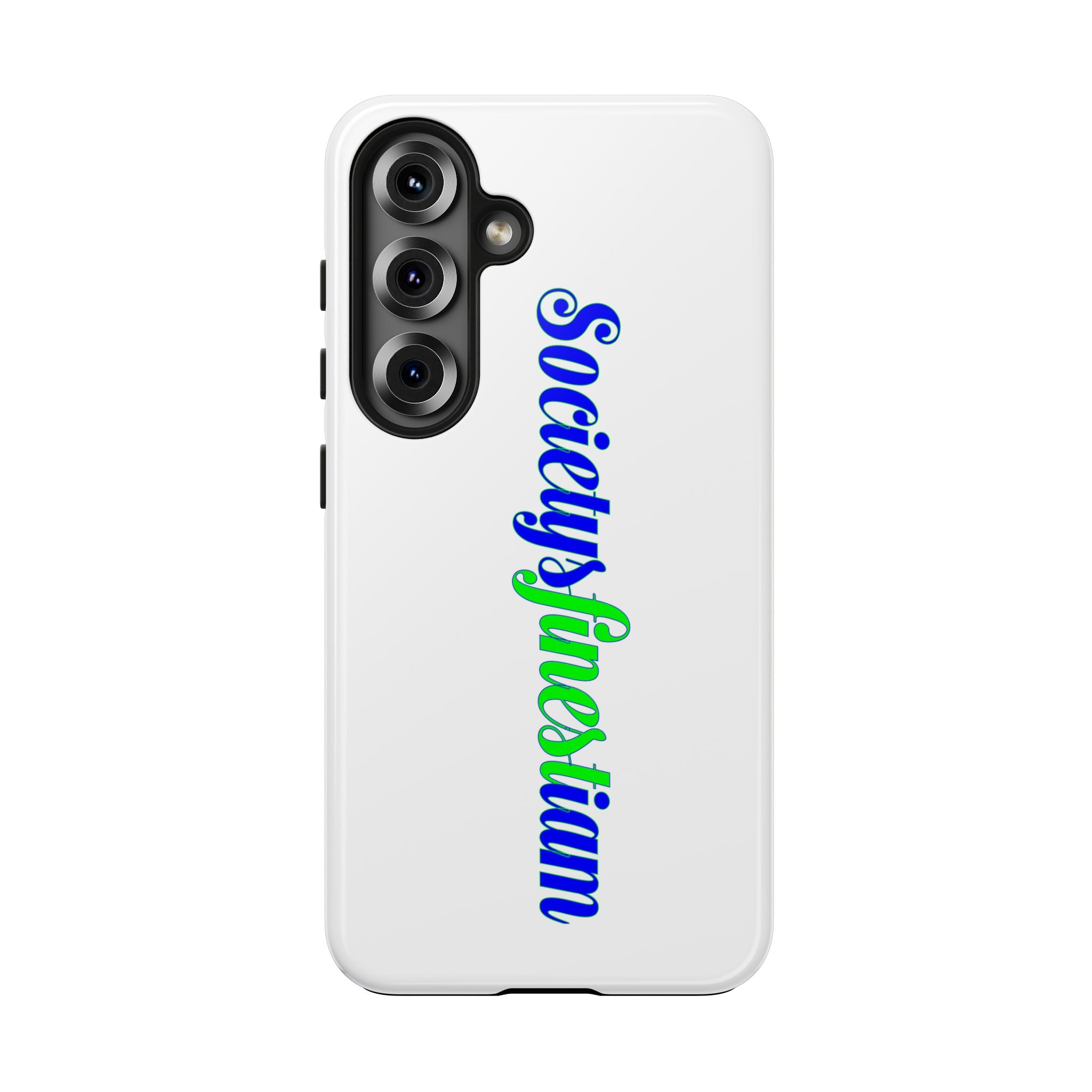 Society’s Finest-iam Tough Phone Case — Colorful Script Protective Phone Cover