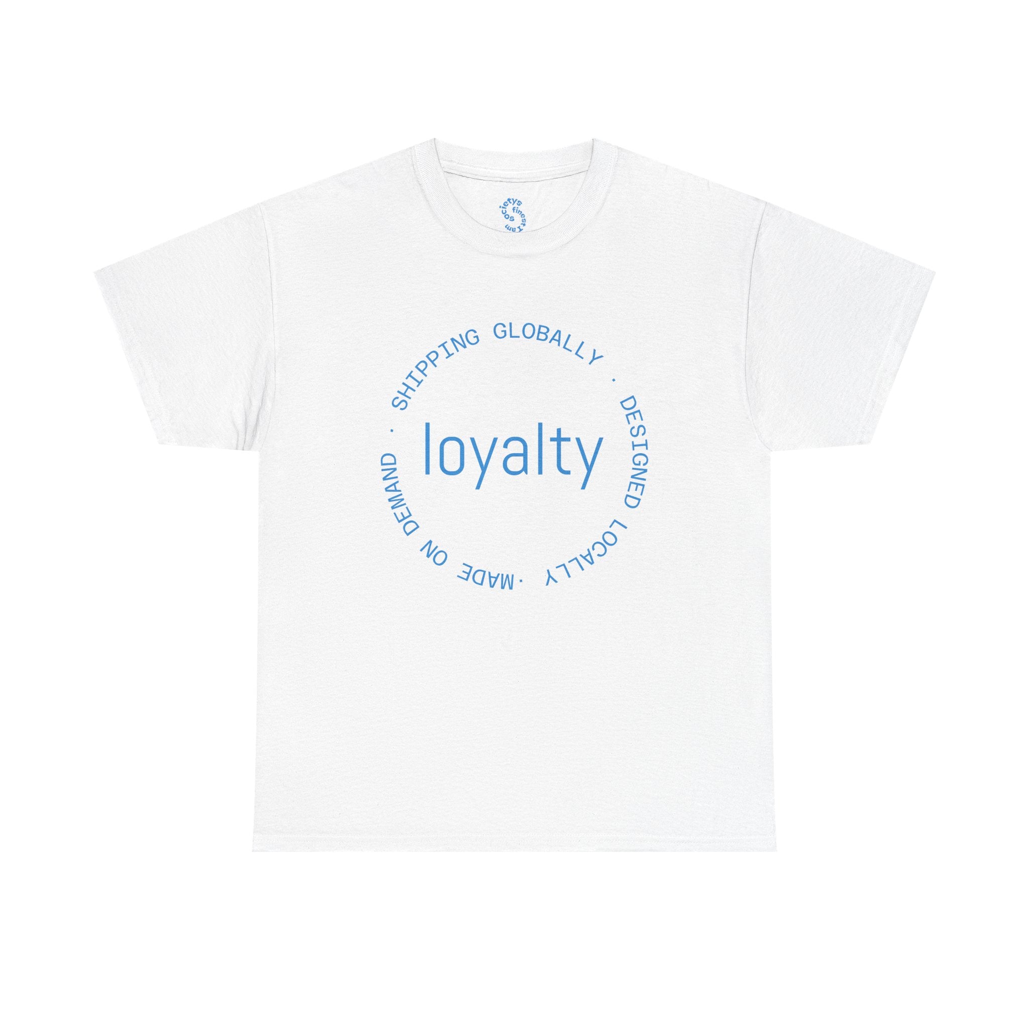 Loyalty Unisex Heavy Cotton Tee, Casual Wear, Gift for Friends, Everyday Comfort, Ideal for Birthdays, Statement Tee