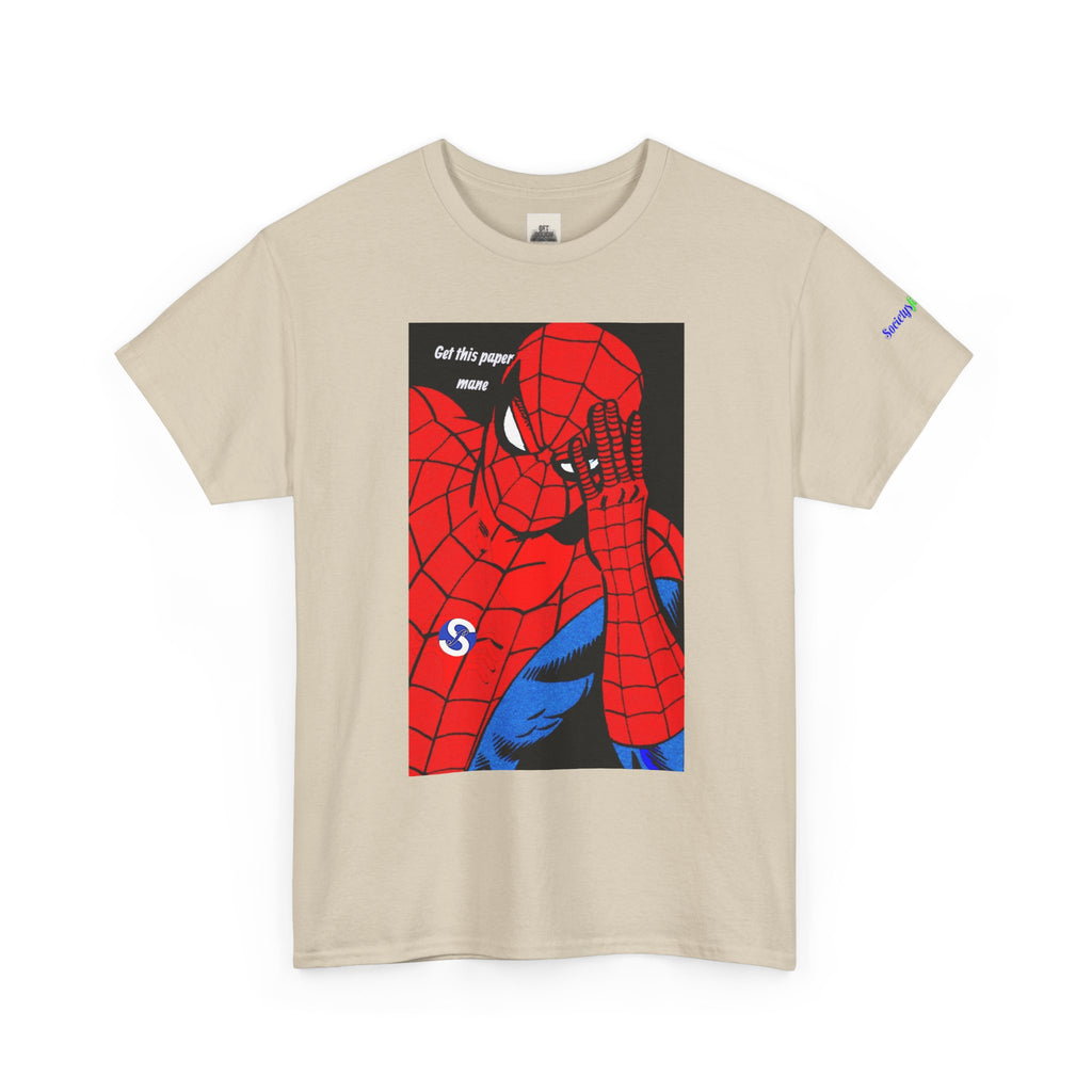 (SF)  Comic Tee — "Get This Paper?" Retro Pop Art T-Shirt