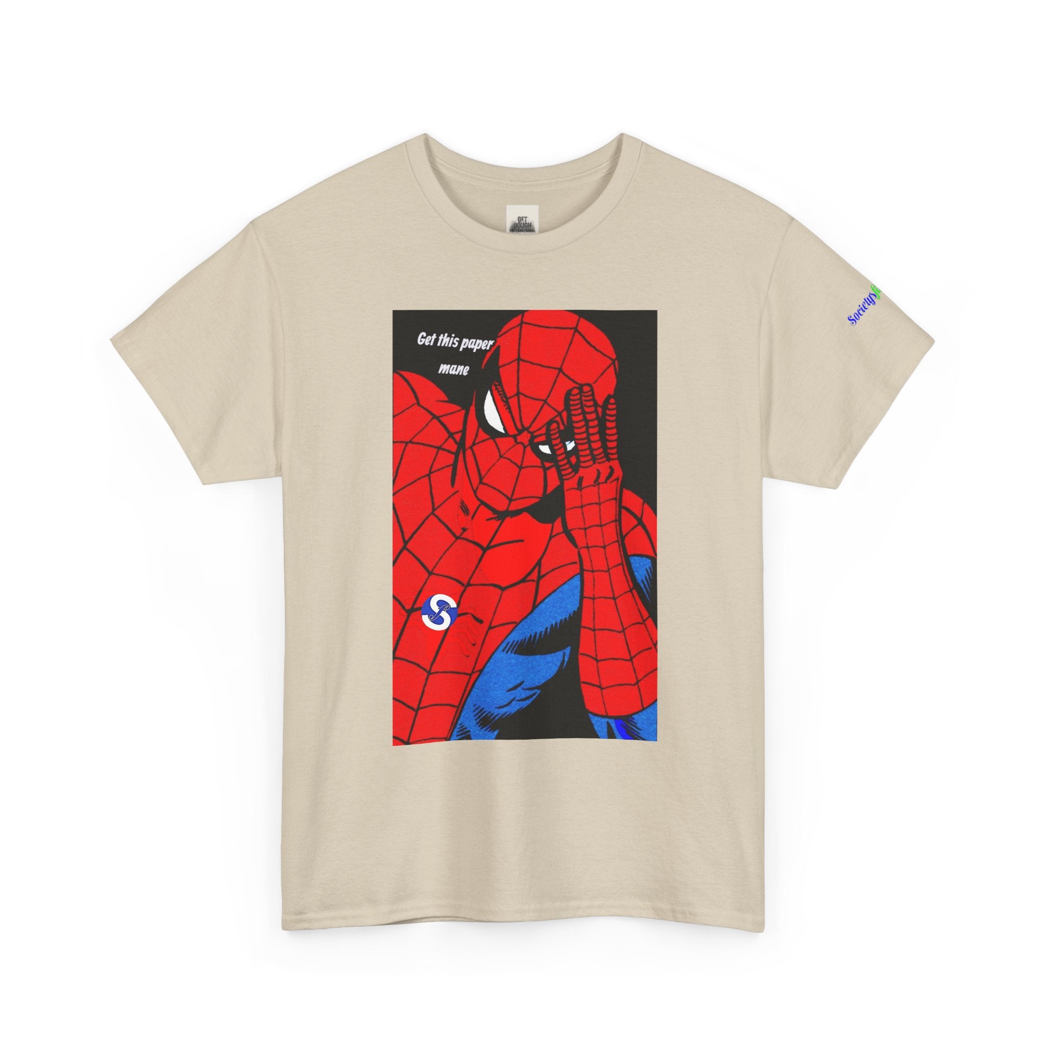 (SF)  Comic Tee — "Get This Paper?" Retro Pop Art T-Shirt