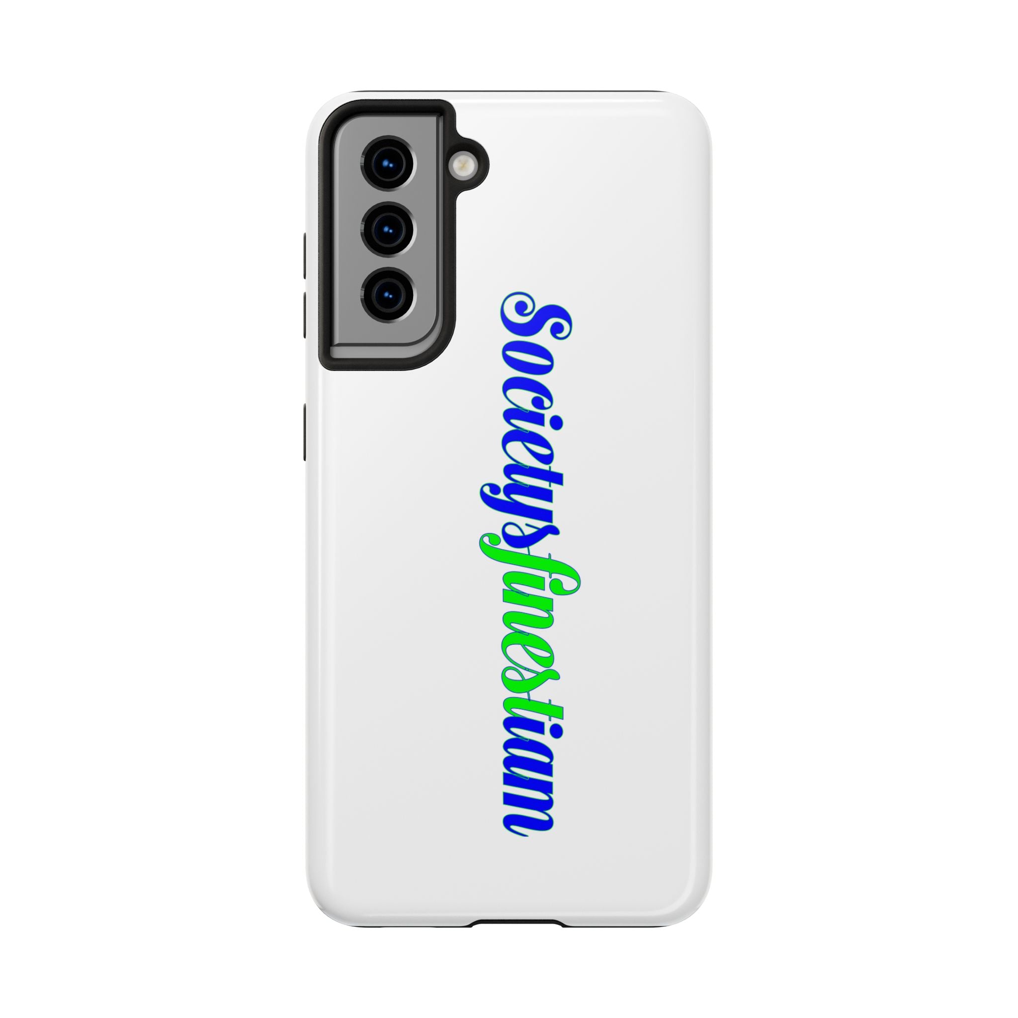 Society’s Finest-iam Tough Phone Case — Colorful Script Protective Phone Cover