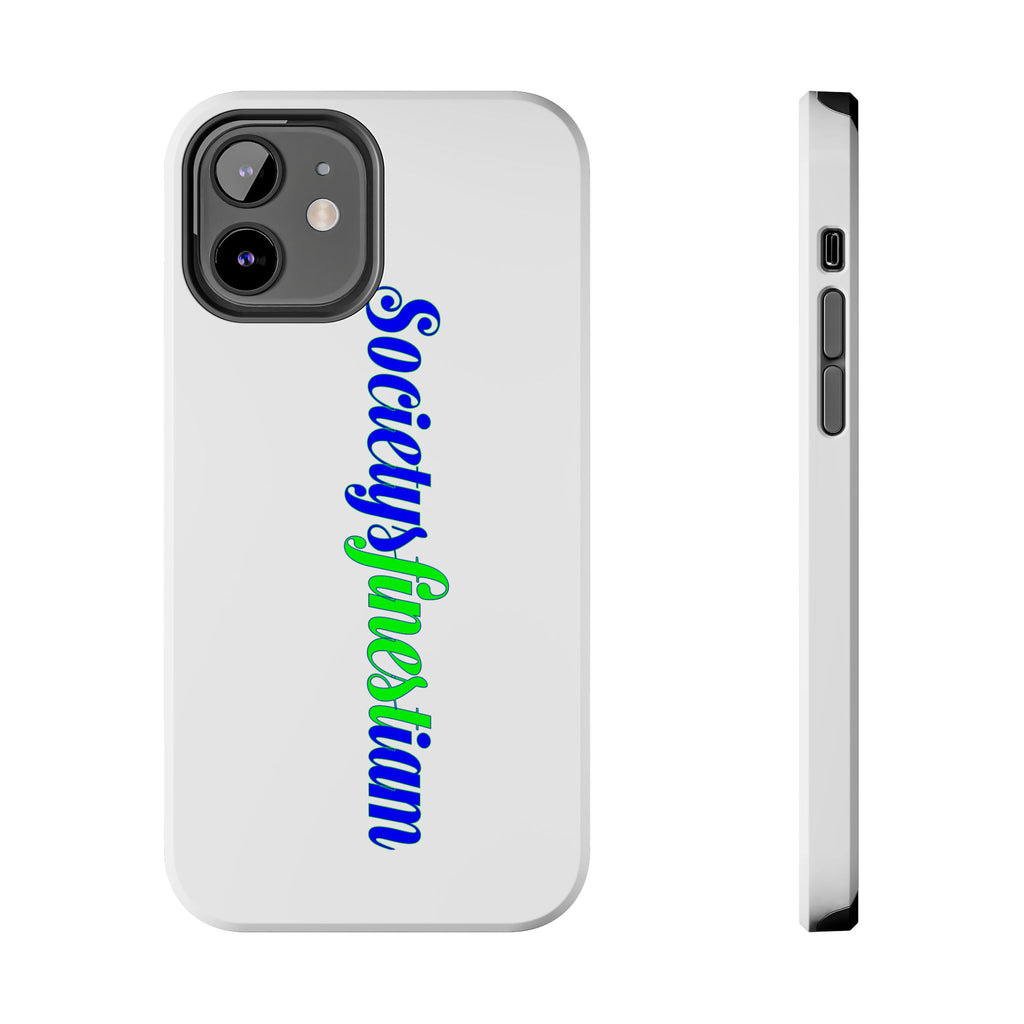 Society’s Finest-iam Tough Phone Case — Colorful Script Protective Phone Cover