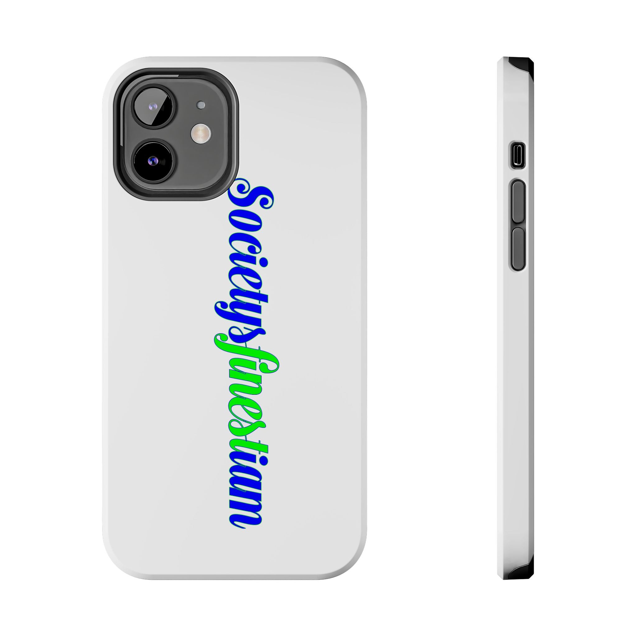 Society’s Finest-iam Tough Phone Case — Colorful Script Protective Phone Cover