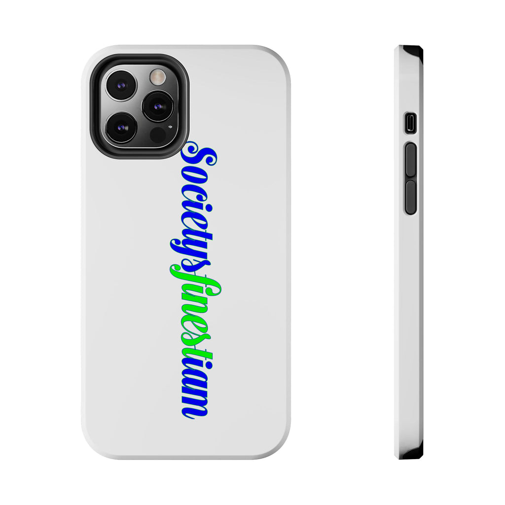 Society’s Finest-iam Tough Phone Case — Colorful Script Protective Phone Cover