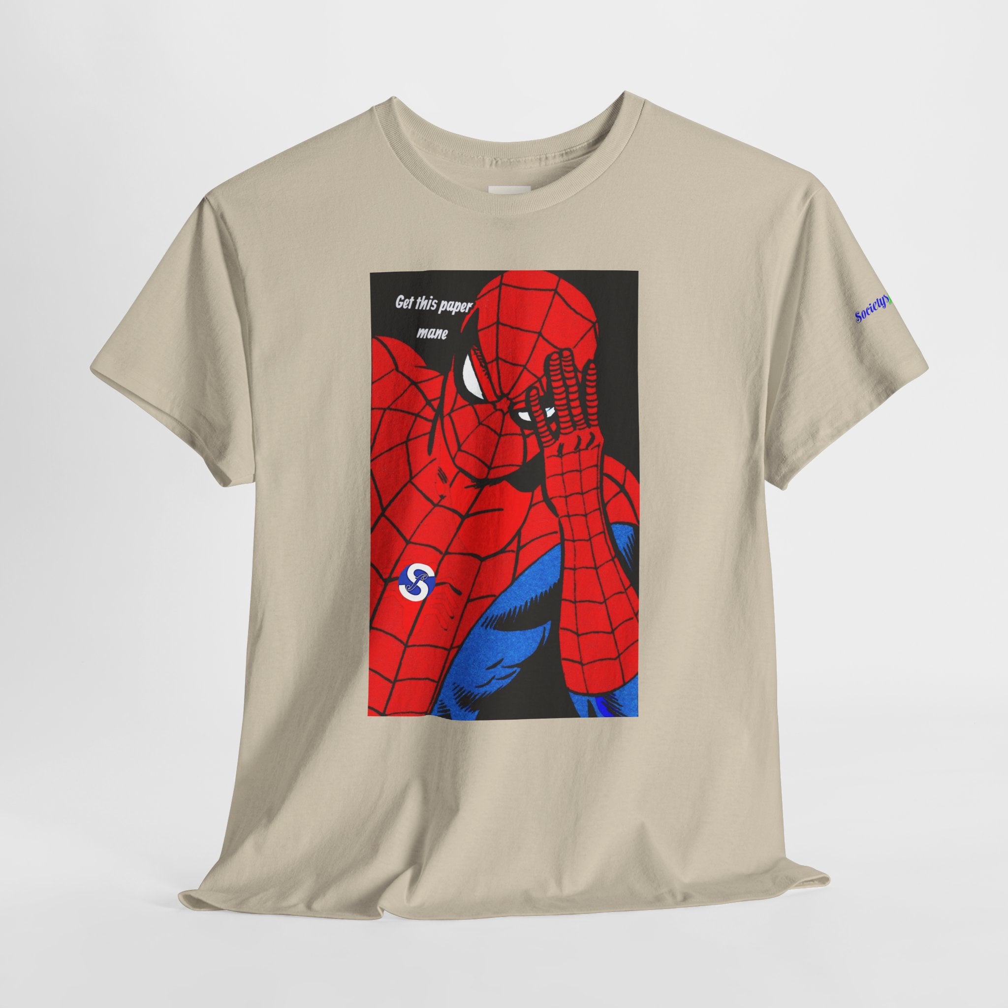 (SF)  Comic Tee — "Get This Paper?" Retro Pop Art T-Shirt