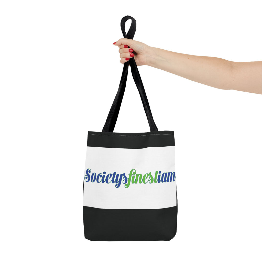 Society's Finest Tote Bag, Stylish Carryall, Eco-Friendly Shopping Bag, Gift for Her, Beach Tote, Personalized Everyday Bag