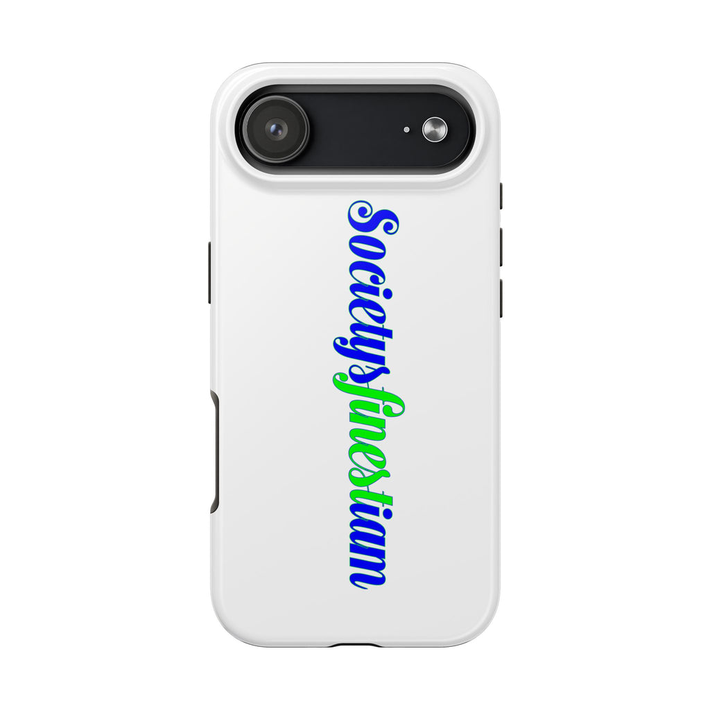 Society’s Finest-iam Tough Phone Case — Colorful Script Protective Phone Cover