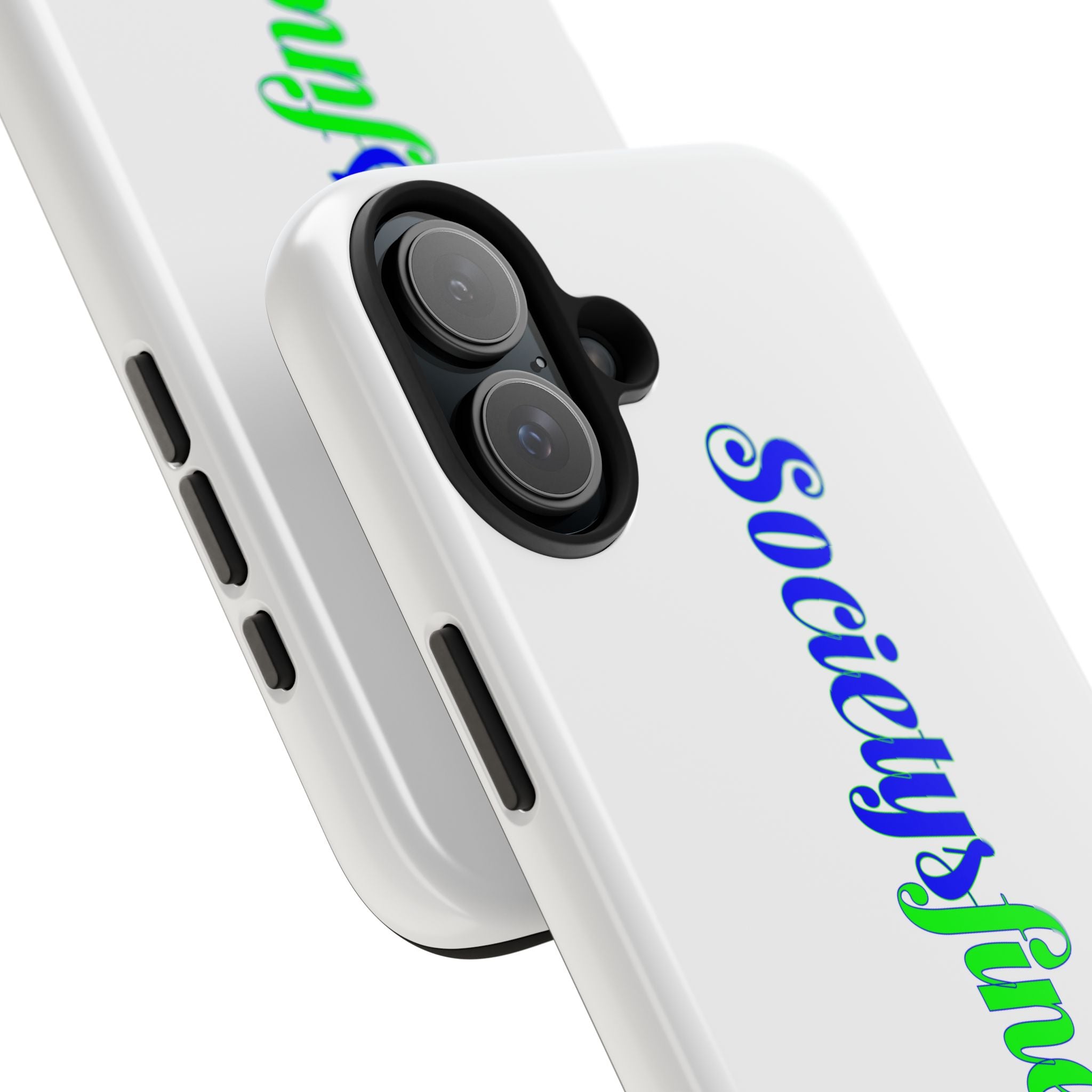 Society’s Finest-iam Tough Phone Case — Colorful Script Protective Phone Cover