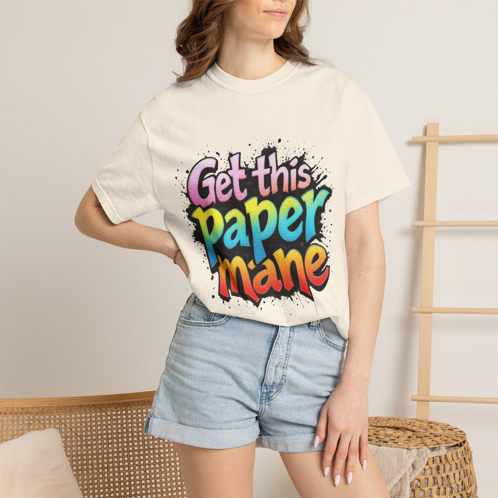 Get This Paper Mane T-Shirt — Colorful Graffiti Money Graphic Tee