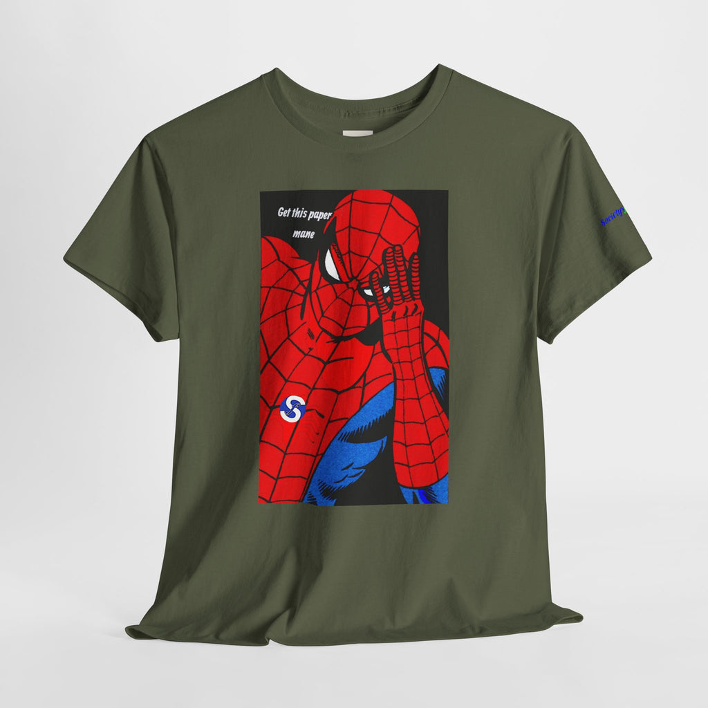 (SF)  Comic Tee — "Get This Paper?" Retro Pop Art T-Shirt
