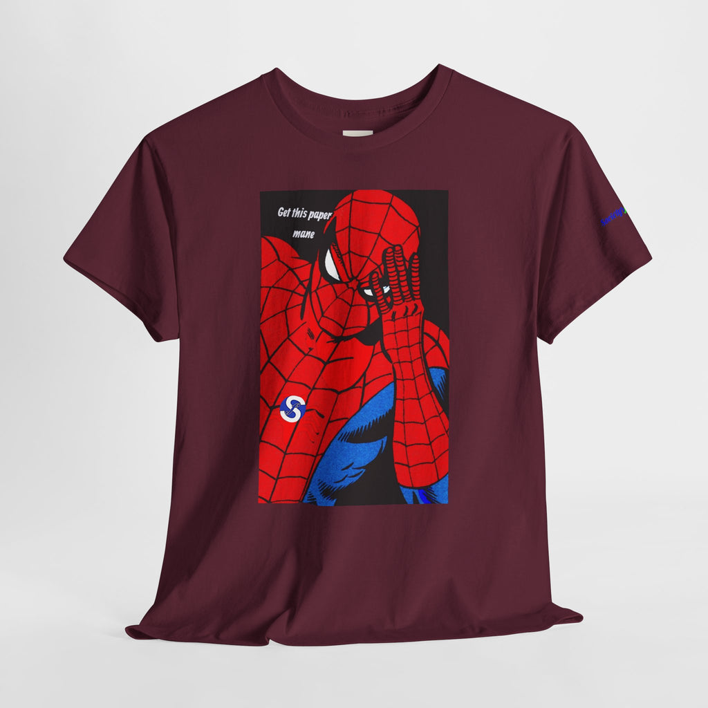 (SF)  Comic Tee — "Get This Paper?" Retro Pop Art T-Shirt