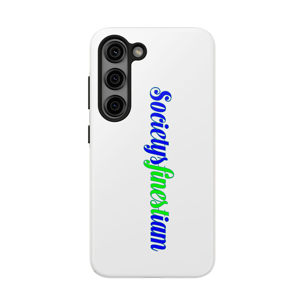 Society’s Finest-iam Tough Phone Case — Colorful Script Protective Phone Cover