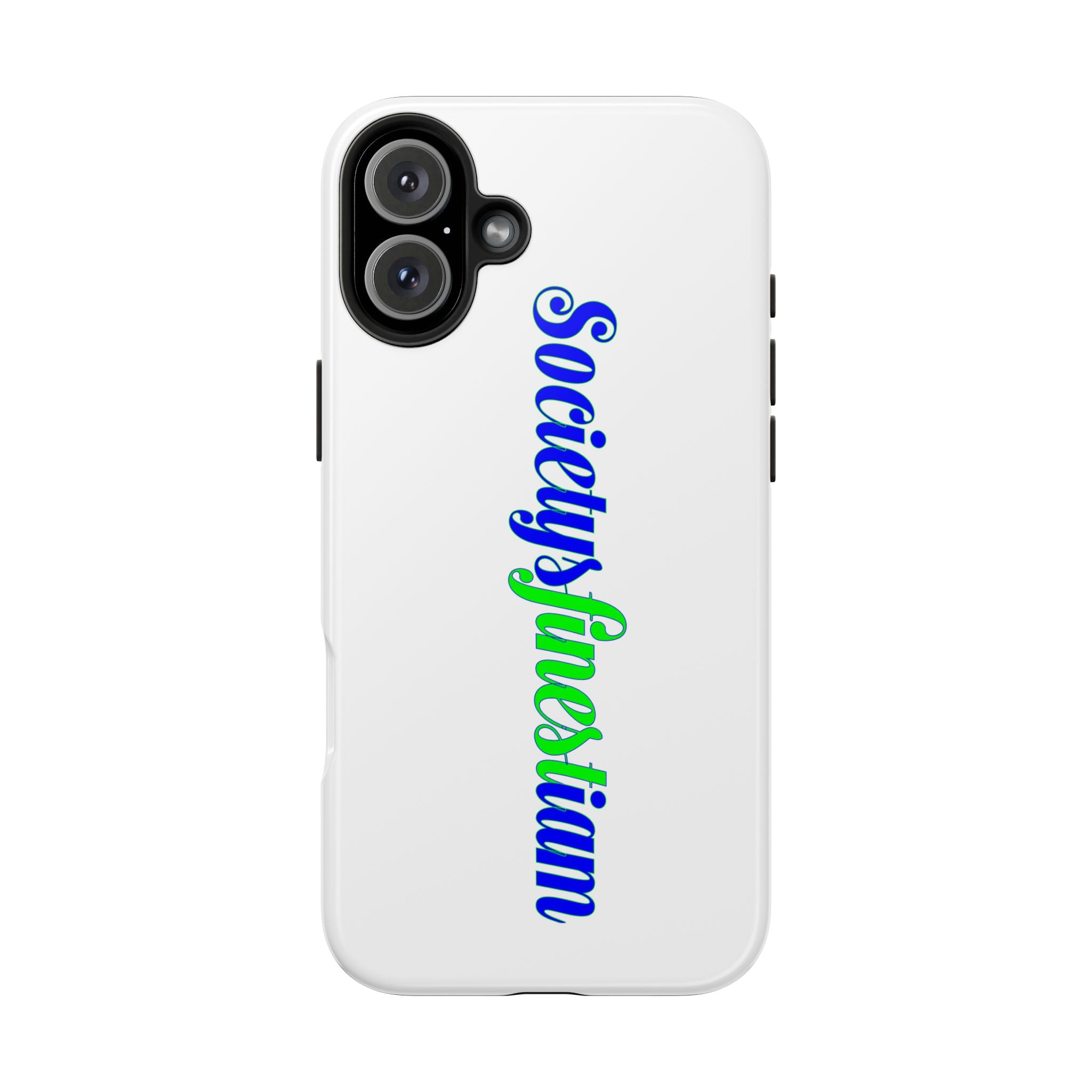 Society’s Finest-iam Tough Phone Case — Colorful Script Protective Phone Cover
