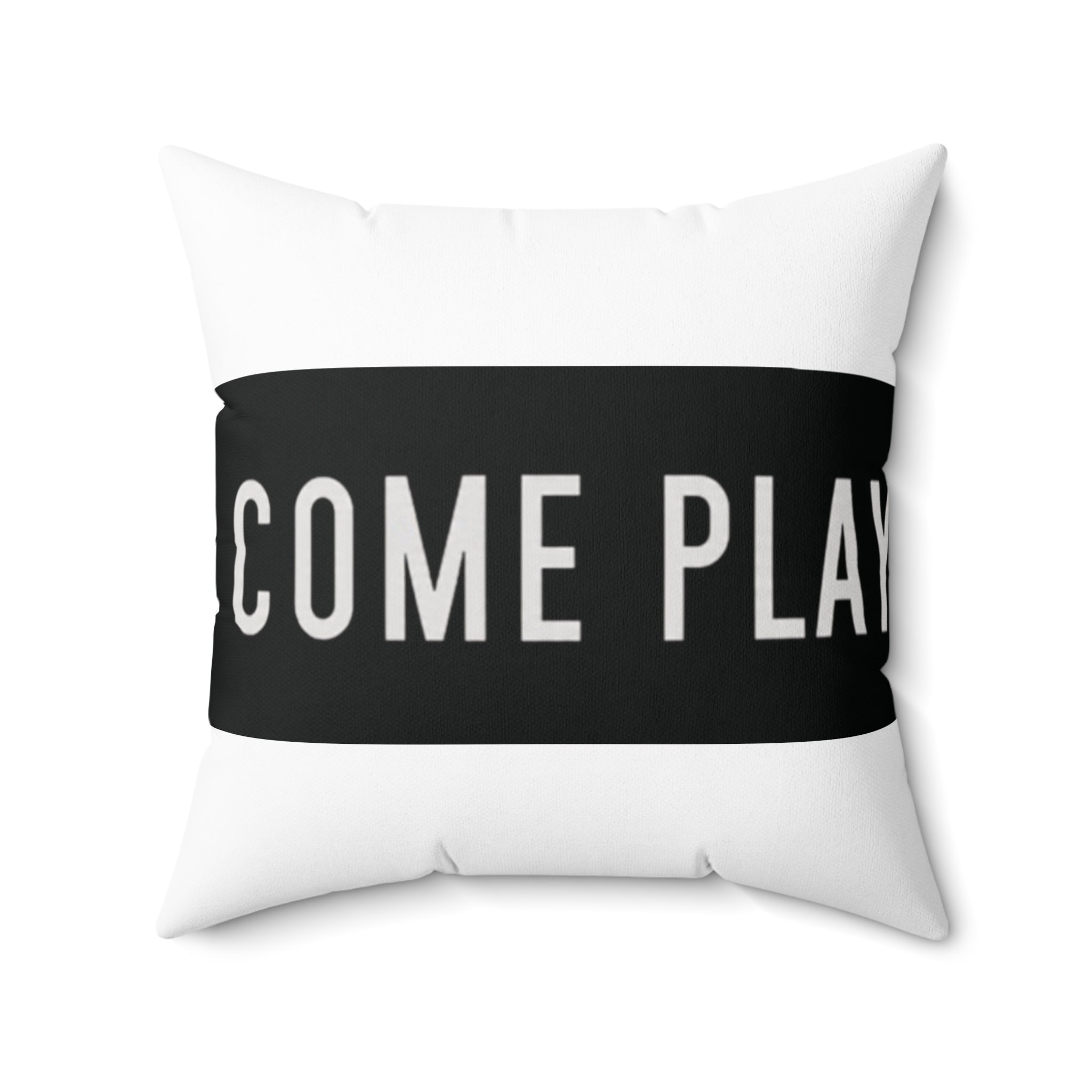 Come Play (Inviting Playful Pillow,)