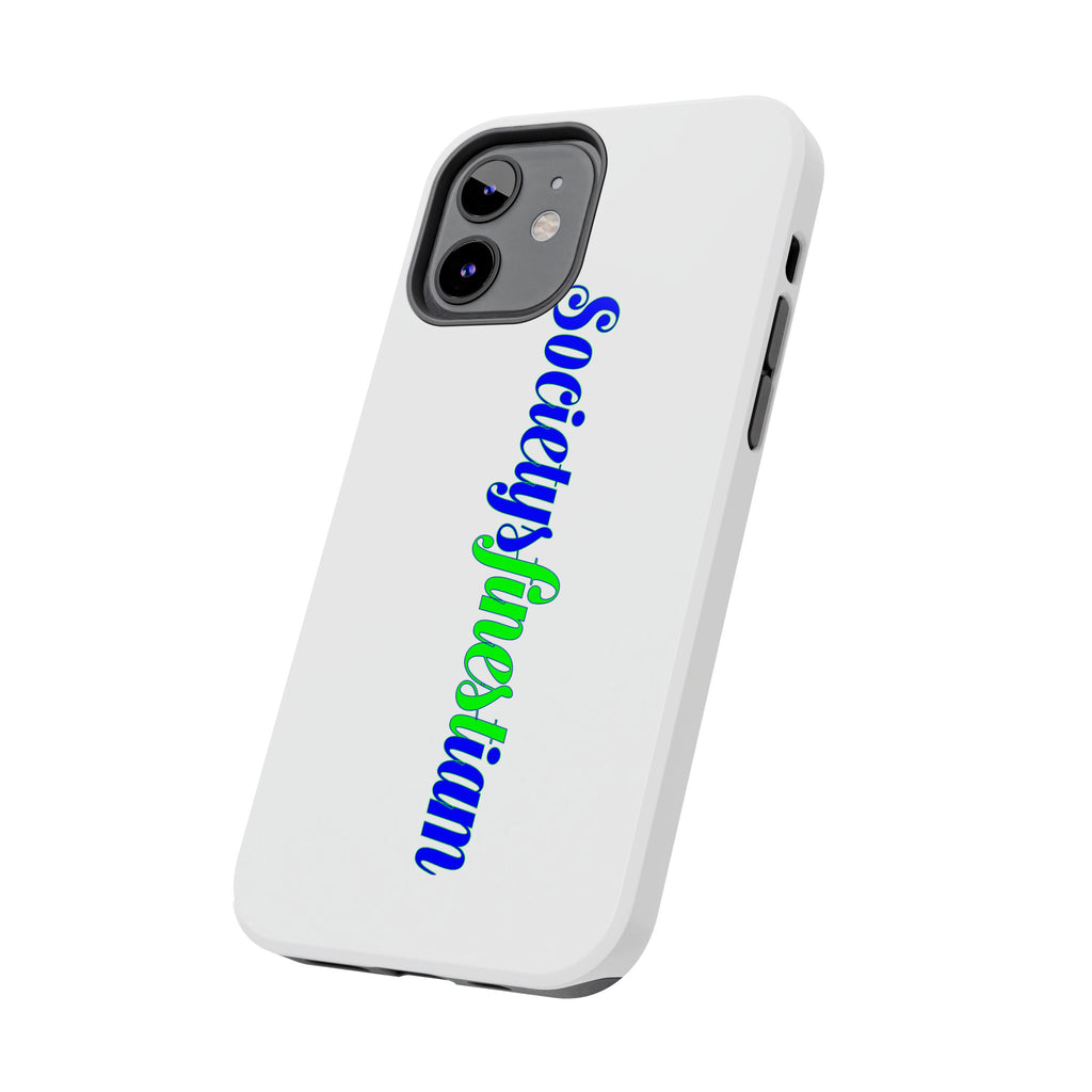 Society’s Finest-iam Tough Phone Case — Colorful Script Protective Phone Cover