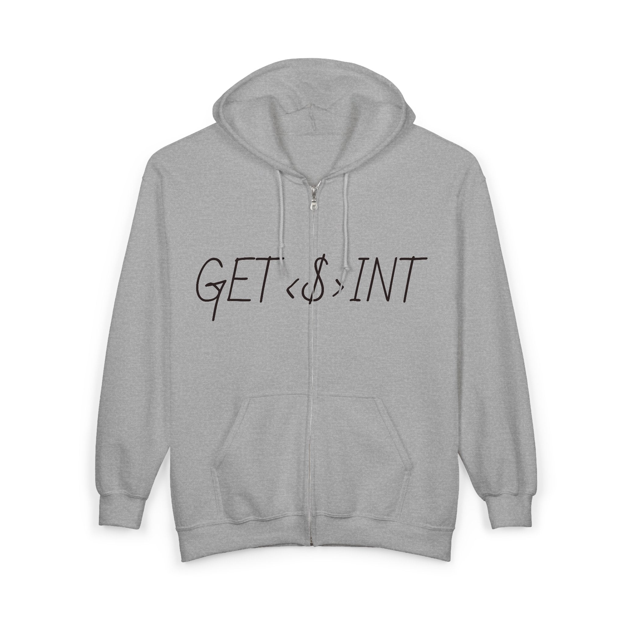 Get <$> Int Full-Zip Hoodie — Casual Activewear Zip-Up