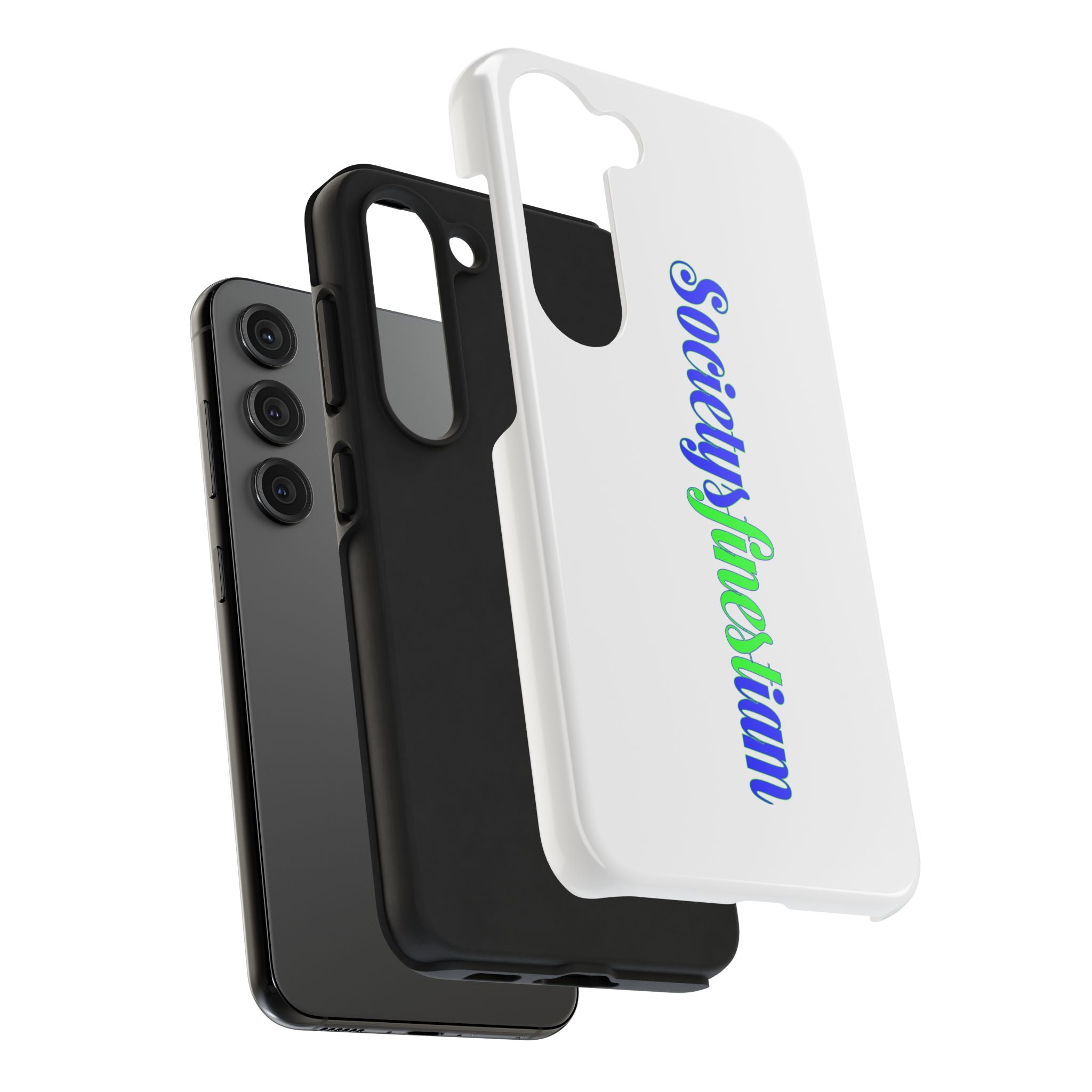 Society’s Finest-iam Tough Phone Case — Colorful Script Protective Phone Cover
