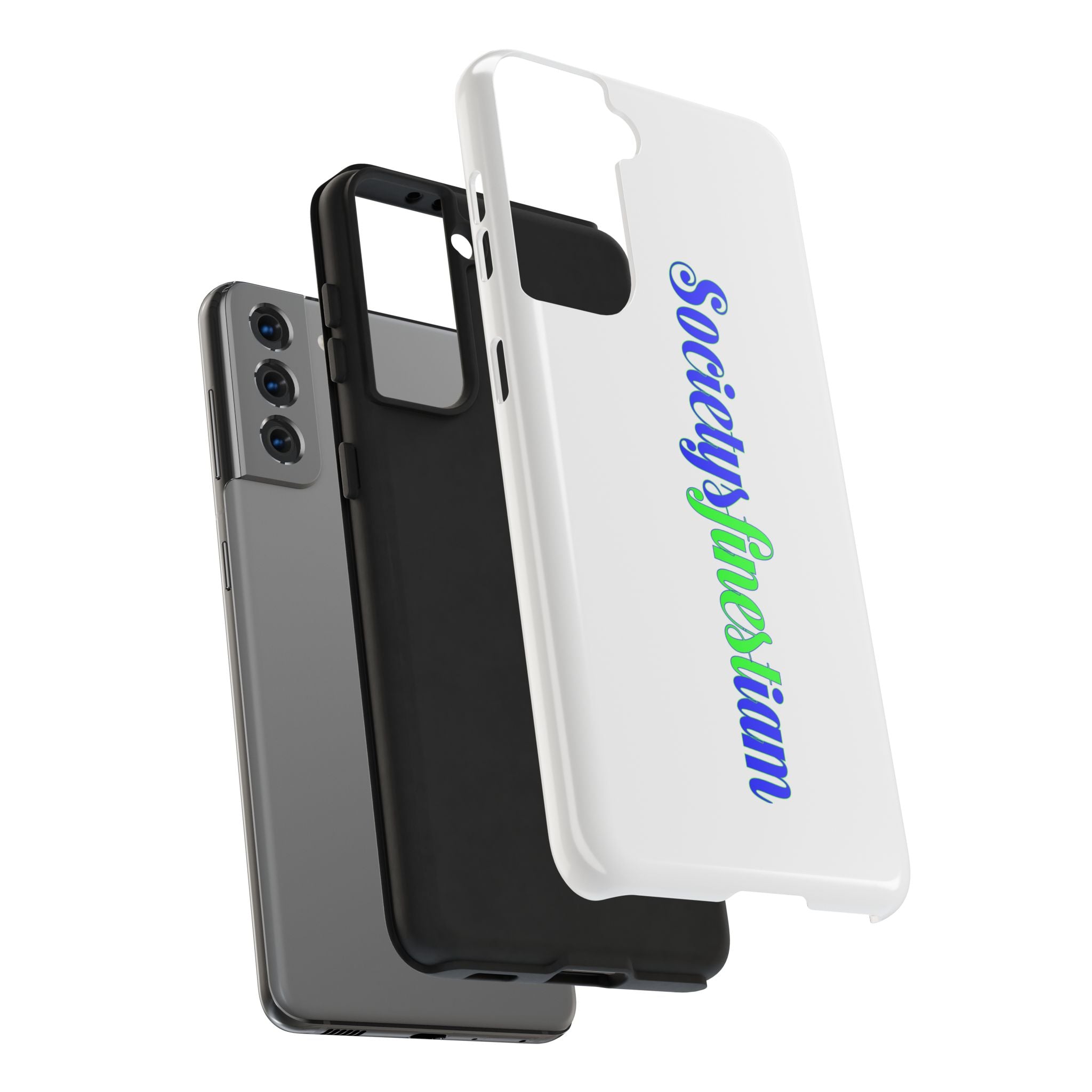 Society’s Finest-iam Tough Phone Case — Colorful Script Protective Phone Cover