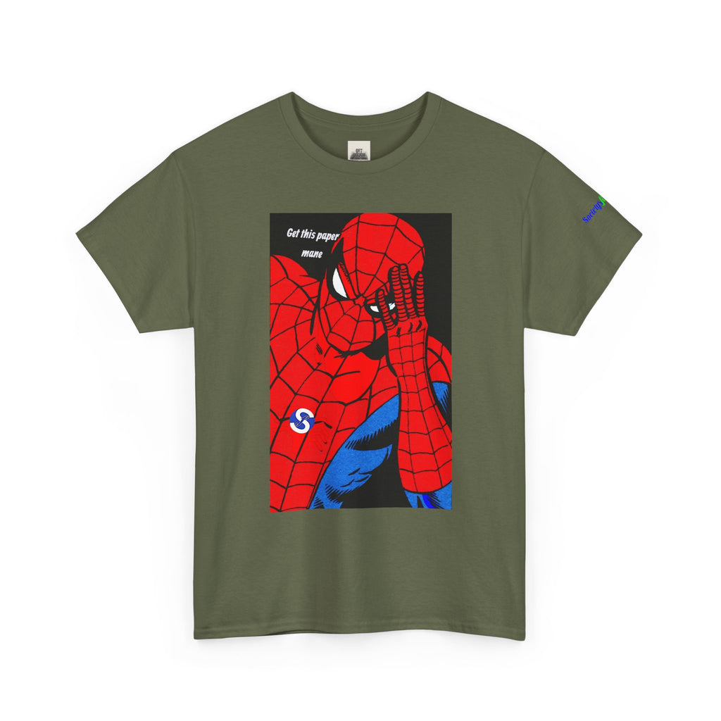 (SF)  Comic Tee — "Get This Paper?" Retro Pop Art T-Shirt