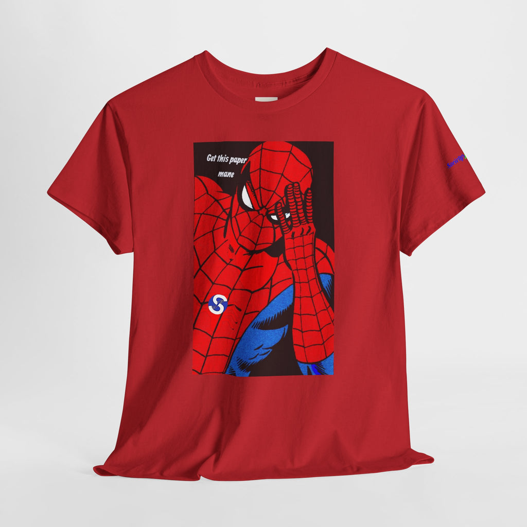 (SF)  Comic Tee — "Get This Paper?" Retro Pop Art T-Shirt