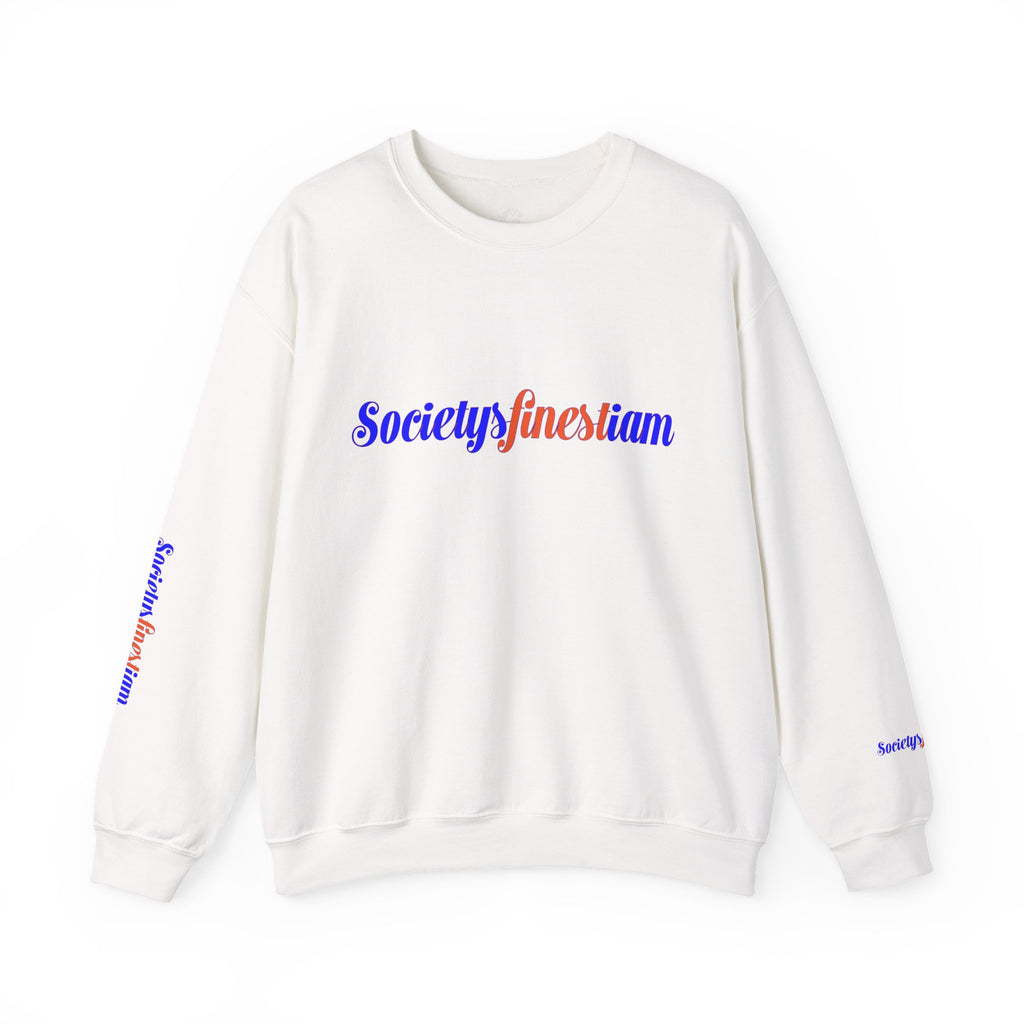 Chic Everyday Sweatshirt with 'Society's Finest' Design, Cozy Unisex Crewneck, Perfect for Casual Wear, Gift for Friends & Family