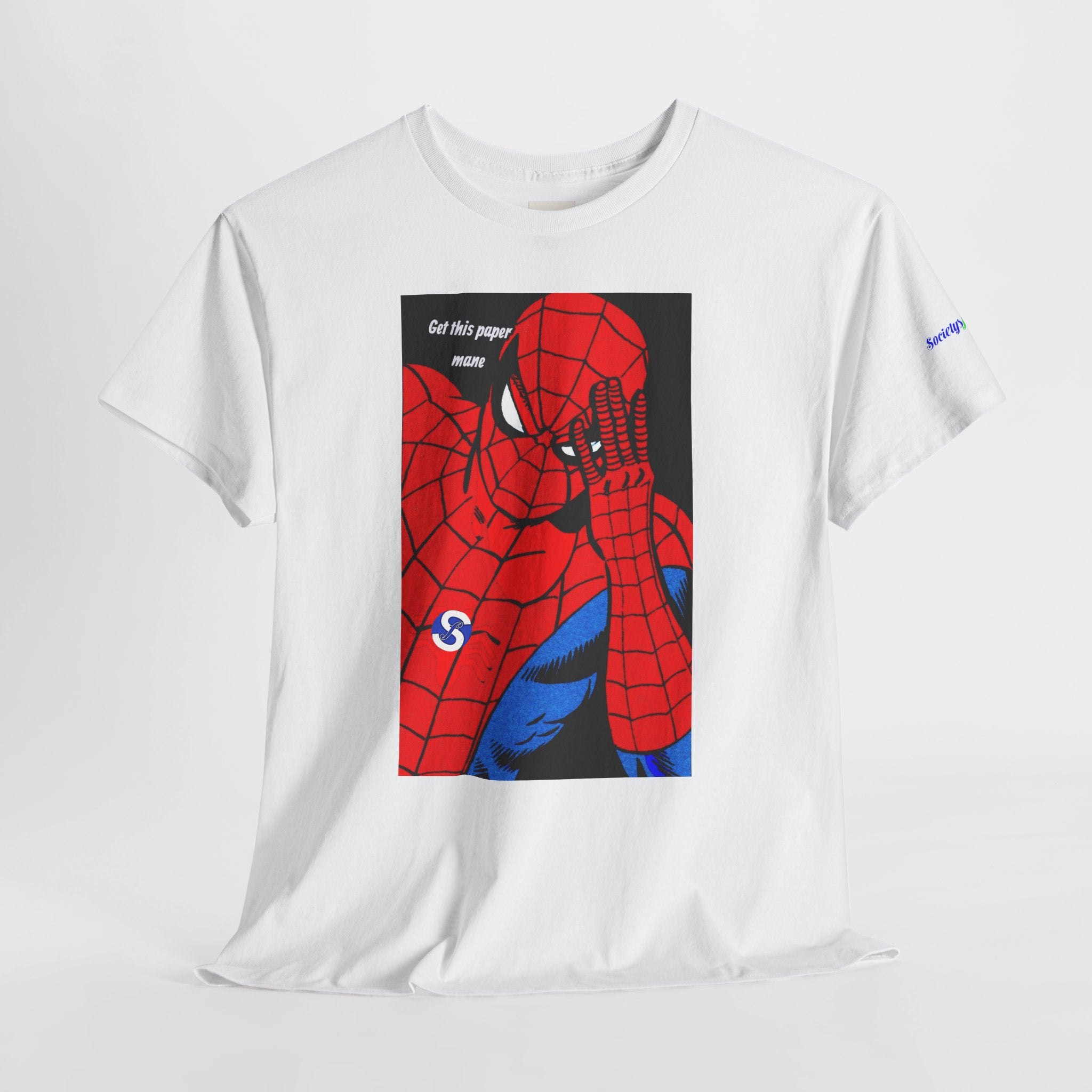 (SF)  Comic Tee — "Get This Paper?" Retro Pop Art T-Shirt