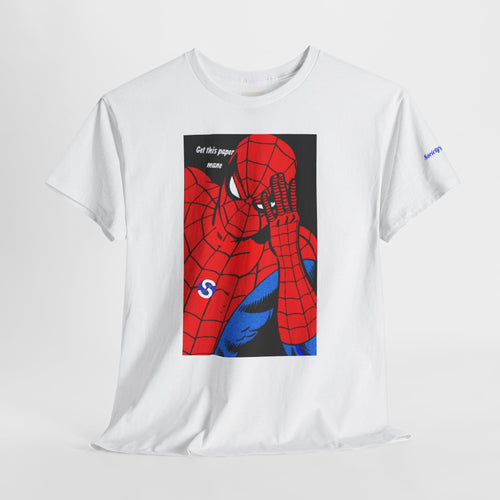 (SF)  Comic Tee — "Get This Paper?" Retro Pop Art T-Shirt