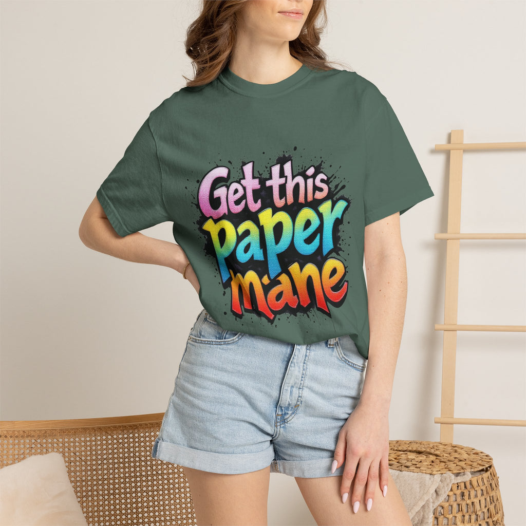 Get This Paper Mane T-Shirt — Colorful Graffiti Money Graphic Tee