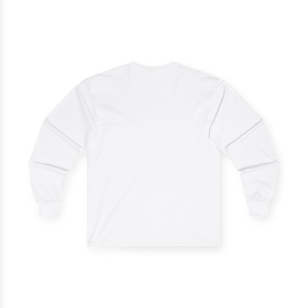Long Sleeve Tee — "My Ideal Body Weight Is Yours On Mine" Graphic