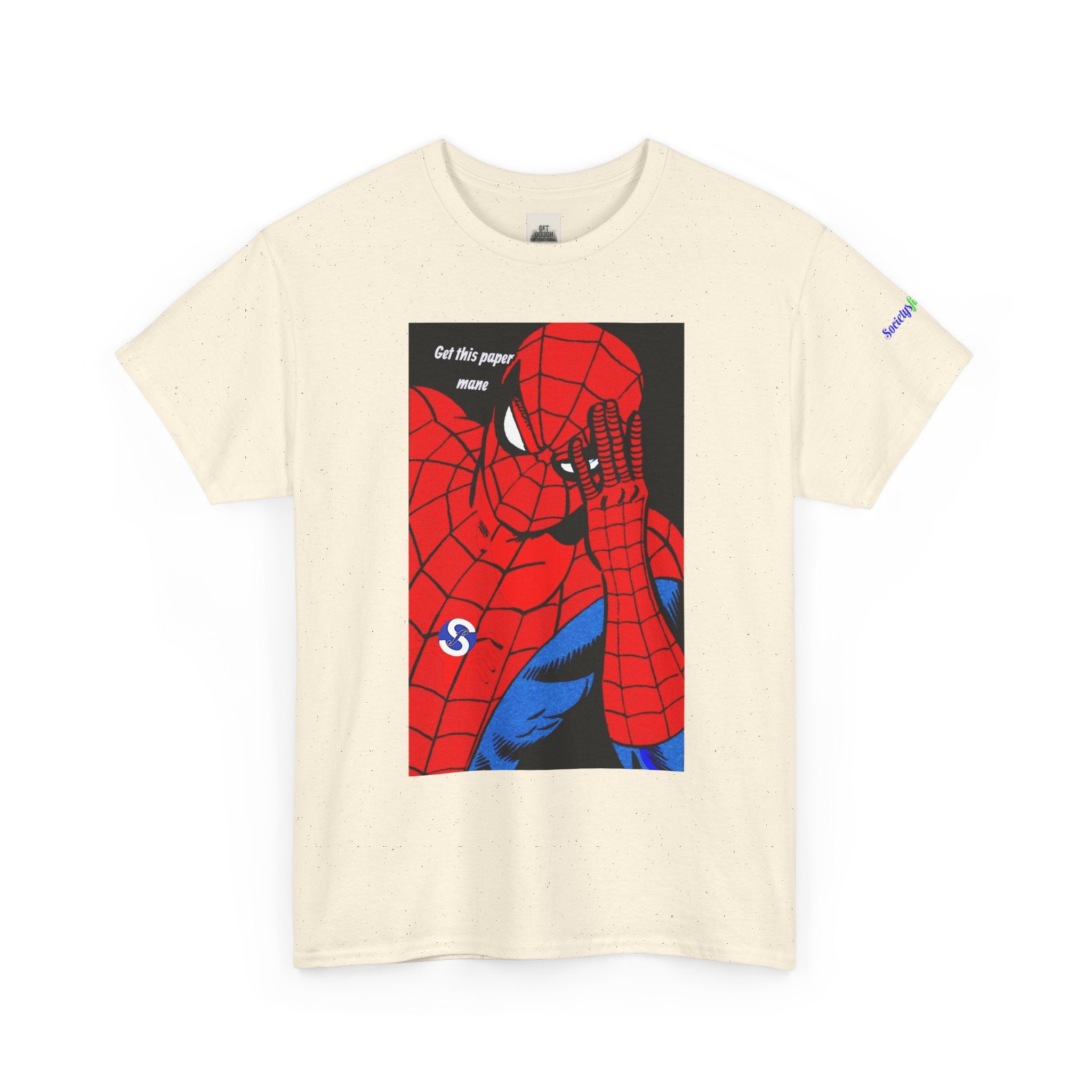 (SF)  Comic Tee — "Get This Paper?" Retro Pop Art T-Shirt