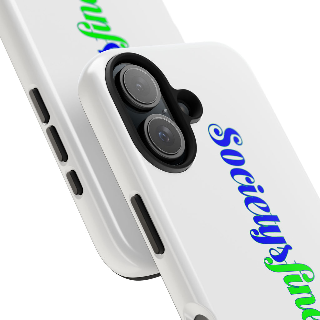 Society’s Finest-iam Tough Phone Case — Colorful Script Protective Phone Cover