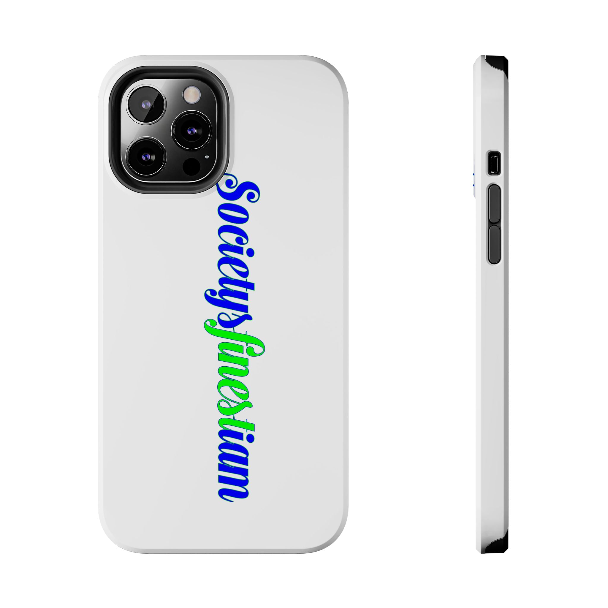 Society’s Finest-iam Tough Phone Case — Colorful Script Protective Phone Cover