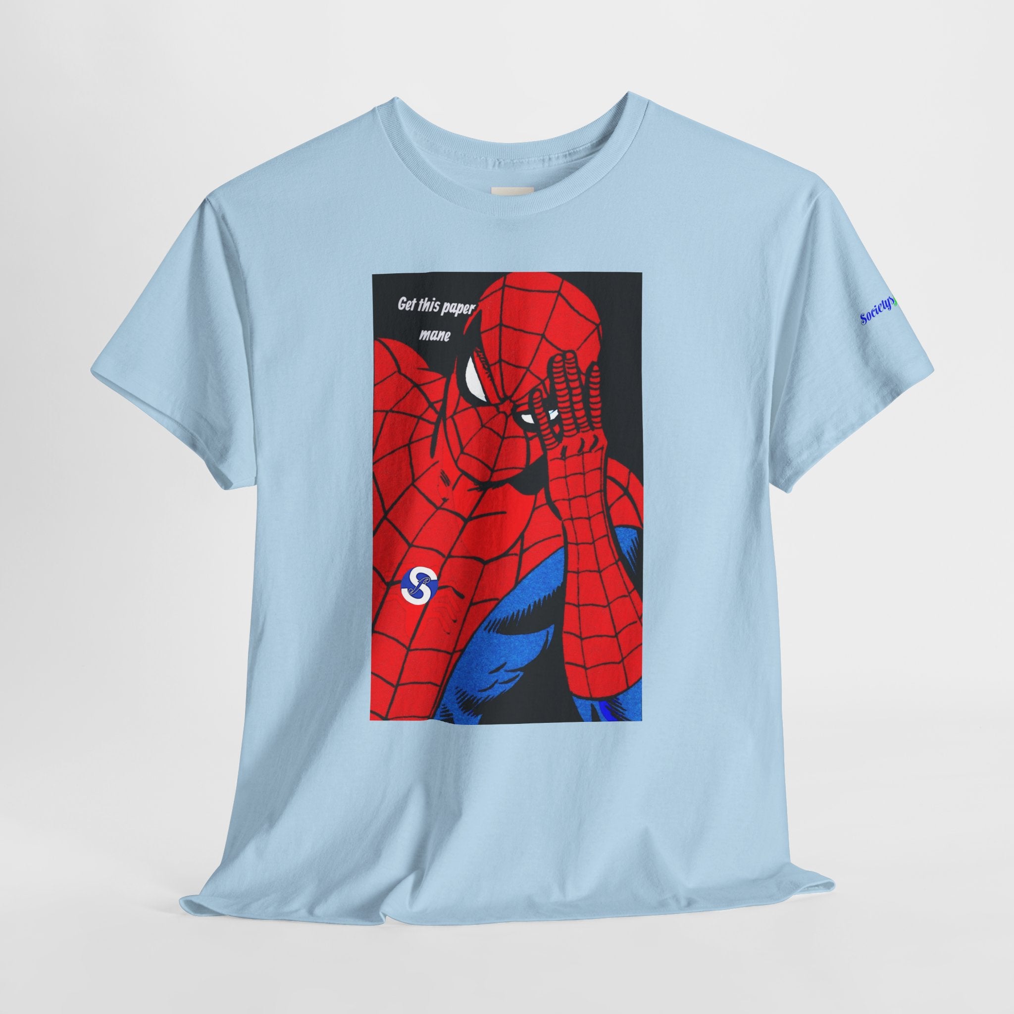 (SF)  Comic Tee — "Get This Paper?" Retro Pop Art T-Shirt