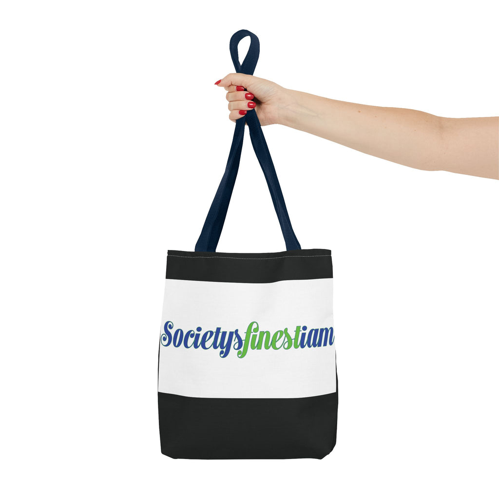 Society's Finest Tote Bag, Stylish Carryall, Eco-Friendly Shopping Bag, Gift for Her, Beach Tote, Personalized Everyday Bag