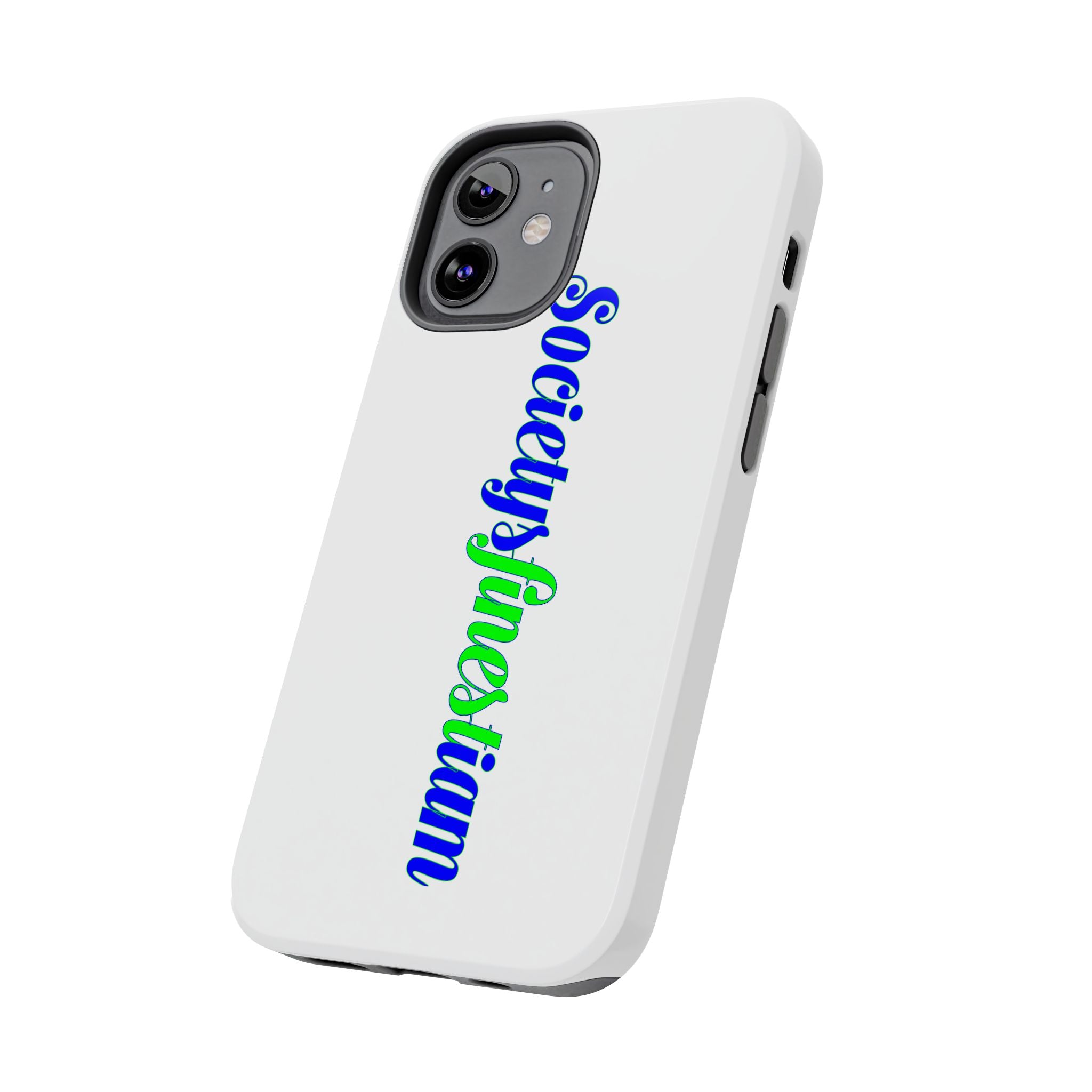 Society’s Finest-iam Tough Phone Case — Colorful Script Protective Phone Cover