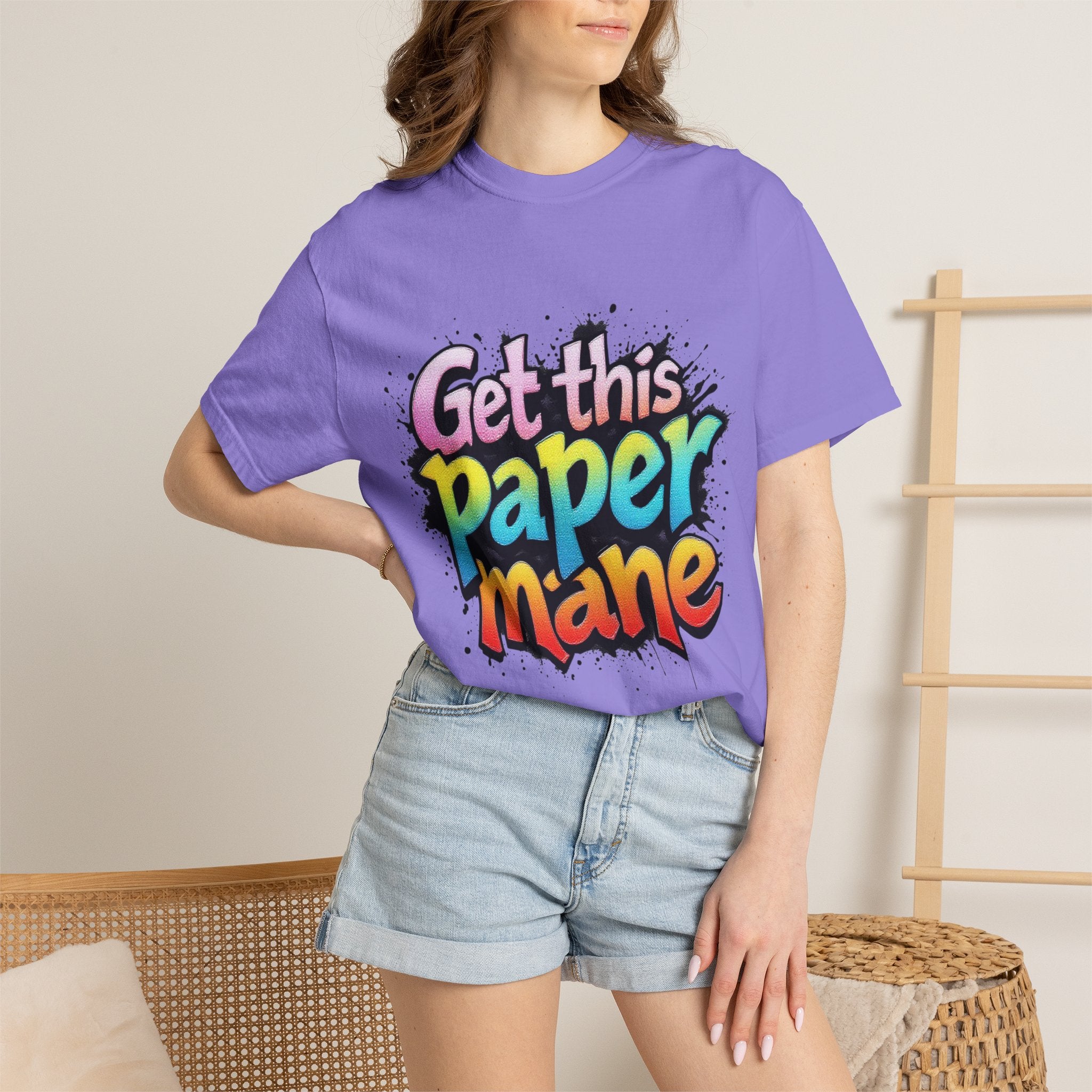 Get This Paper Mane T-Shirt — Colorful Graffiti Money Graphic Tee