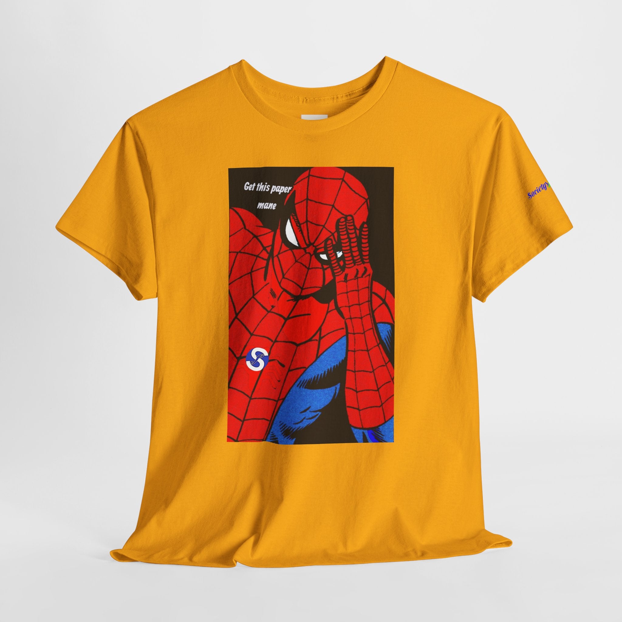 (SF)  Comic Tee — "Get This Paper?" Retro Pop Art T-Shirt