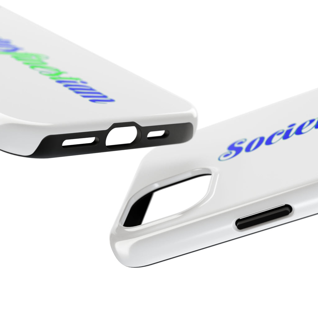 Society’s Finest-iam Tough Phone Case — Colorful Script Protective Phone Cover