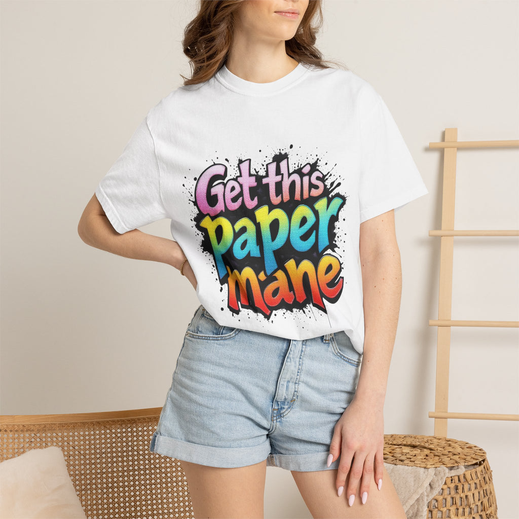 Get This Paper Mane T-Shirt — Colorful Graffiti Money Graphic Tee