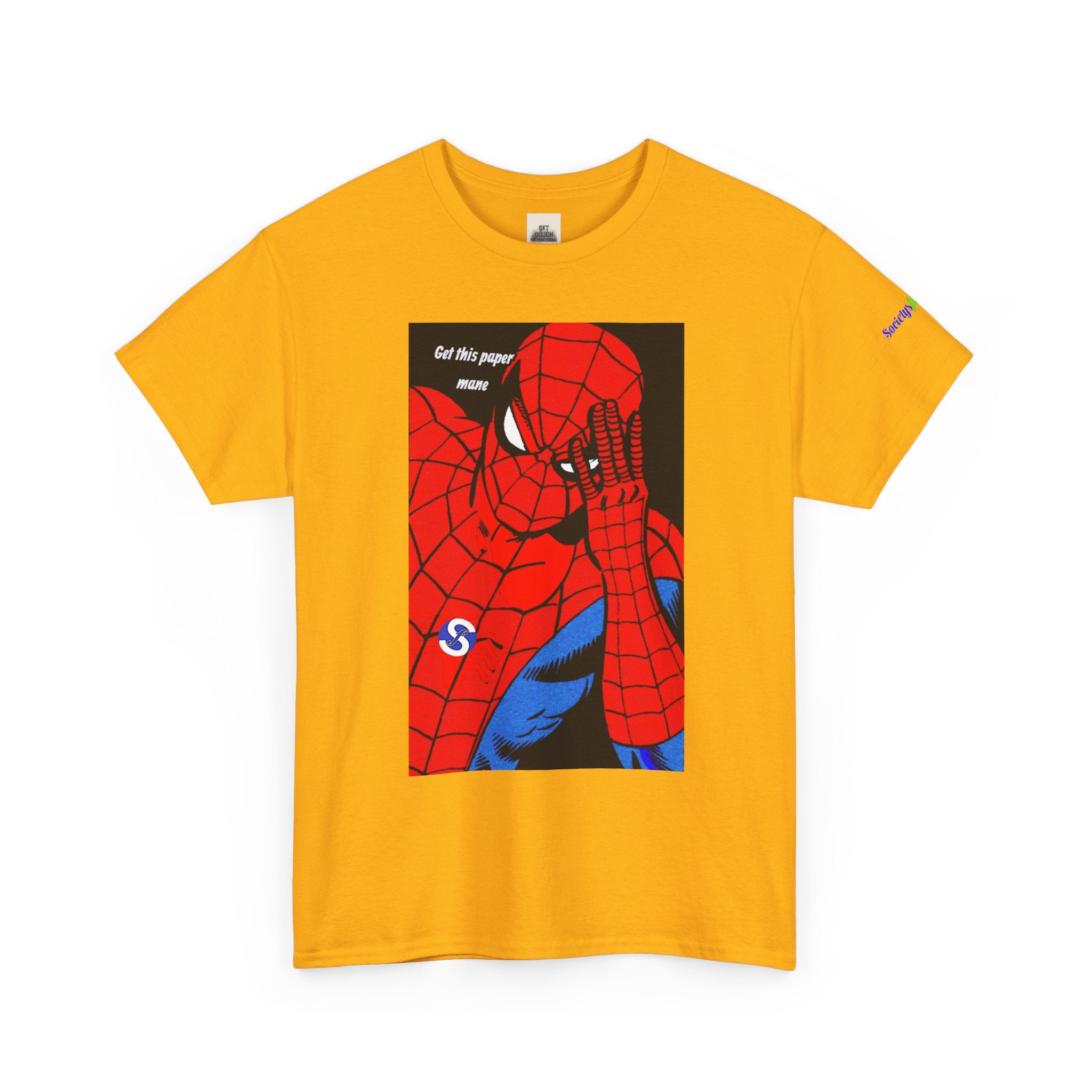 (SF)  Comic Tee — "Get This Paper?" Retro Pop Art T-Shirt