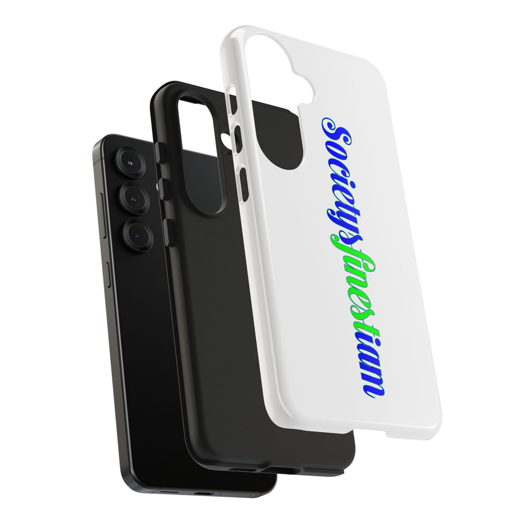 Society’s Finest-iam Tough Phone Case — Colorful Script Protective Phone Cover