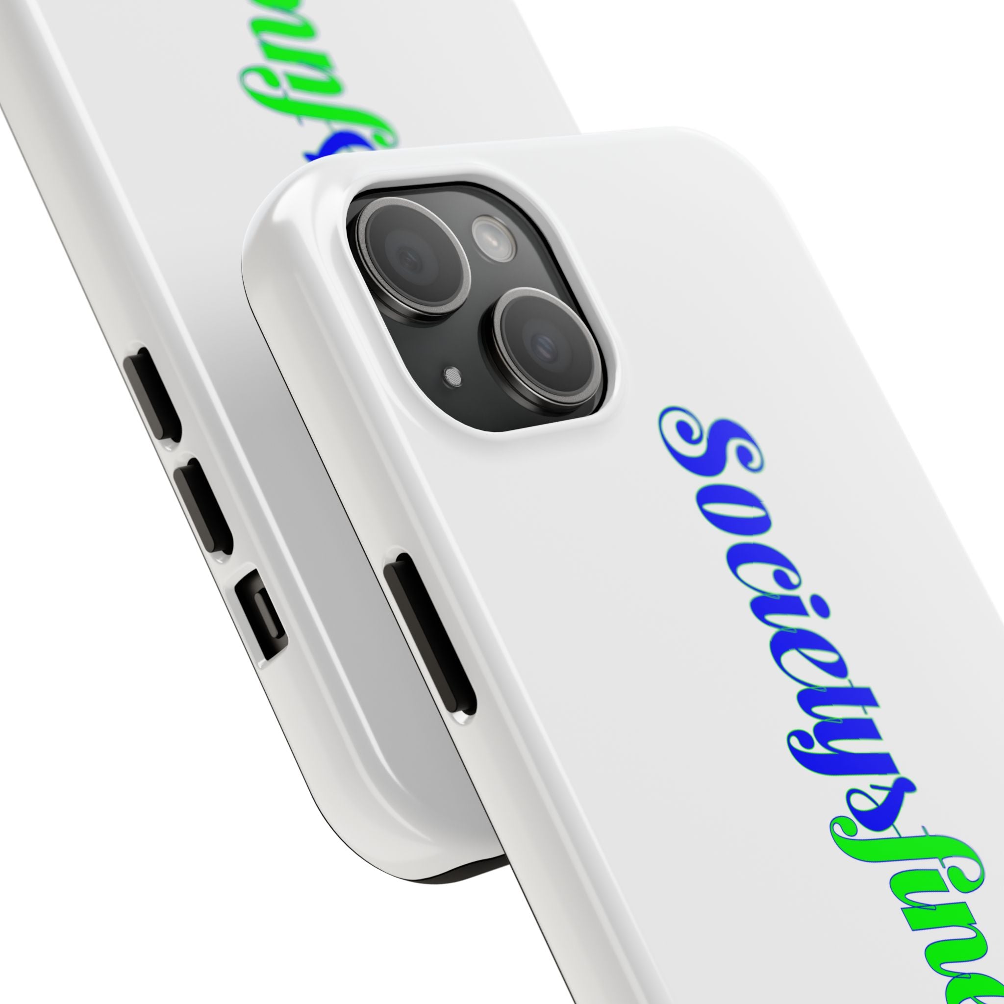 Society’s Finest-iam Tough Phone Case — Colorful Script Protective Phone Cover