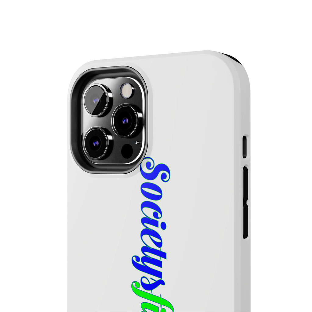 Society’s Finest-iam Tough Phone Case — Colorful Script Protective Phone Cover