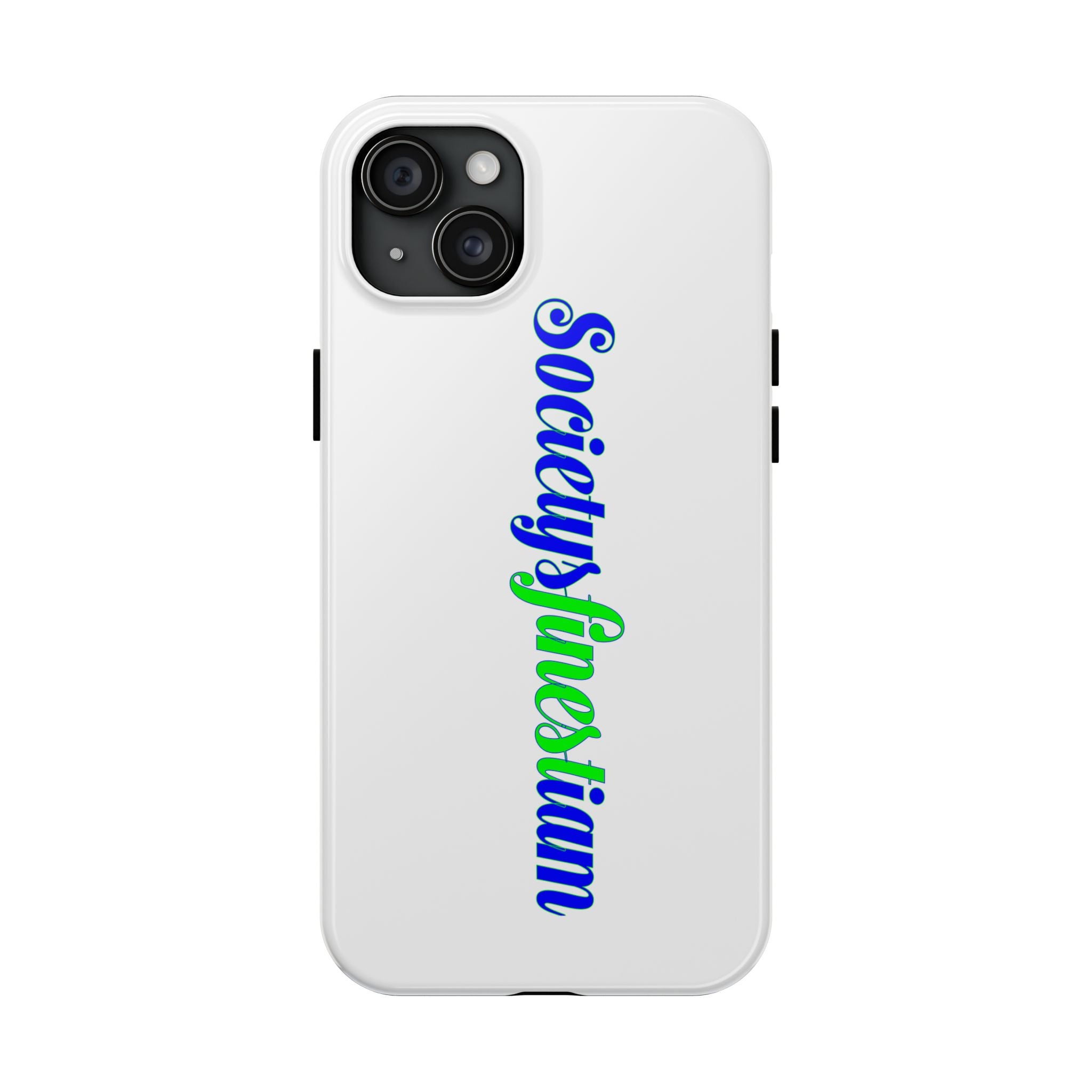 Society’s Finest-iam Tough Phone Case — Colorful Script Protective Phone Cover