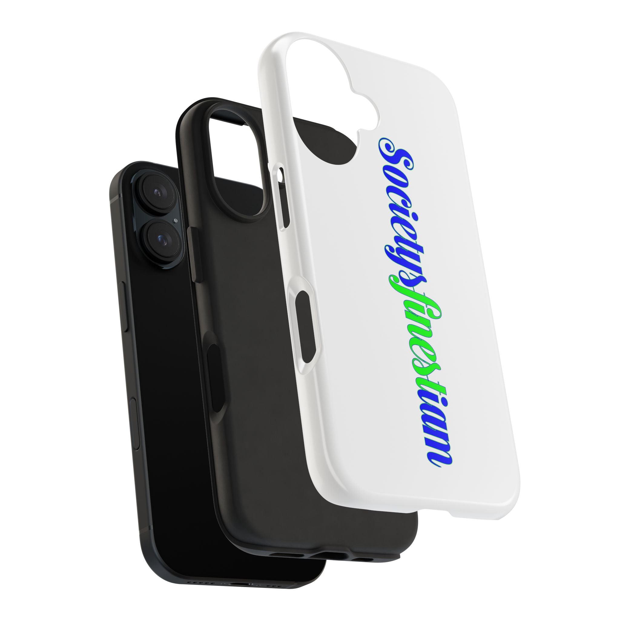 Society’s Finest-iam Tough Phone Case — Colorful Script Protective Phone Cover