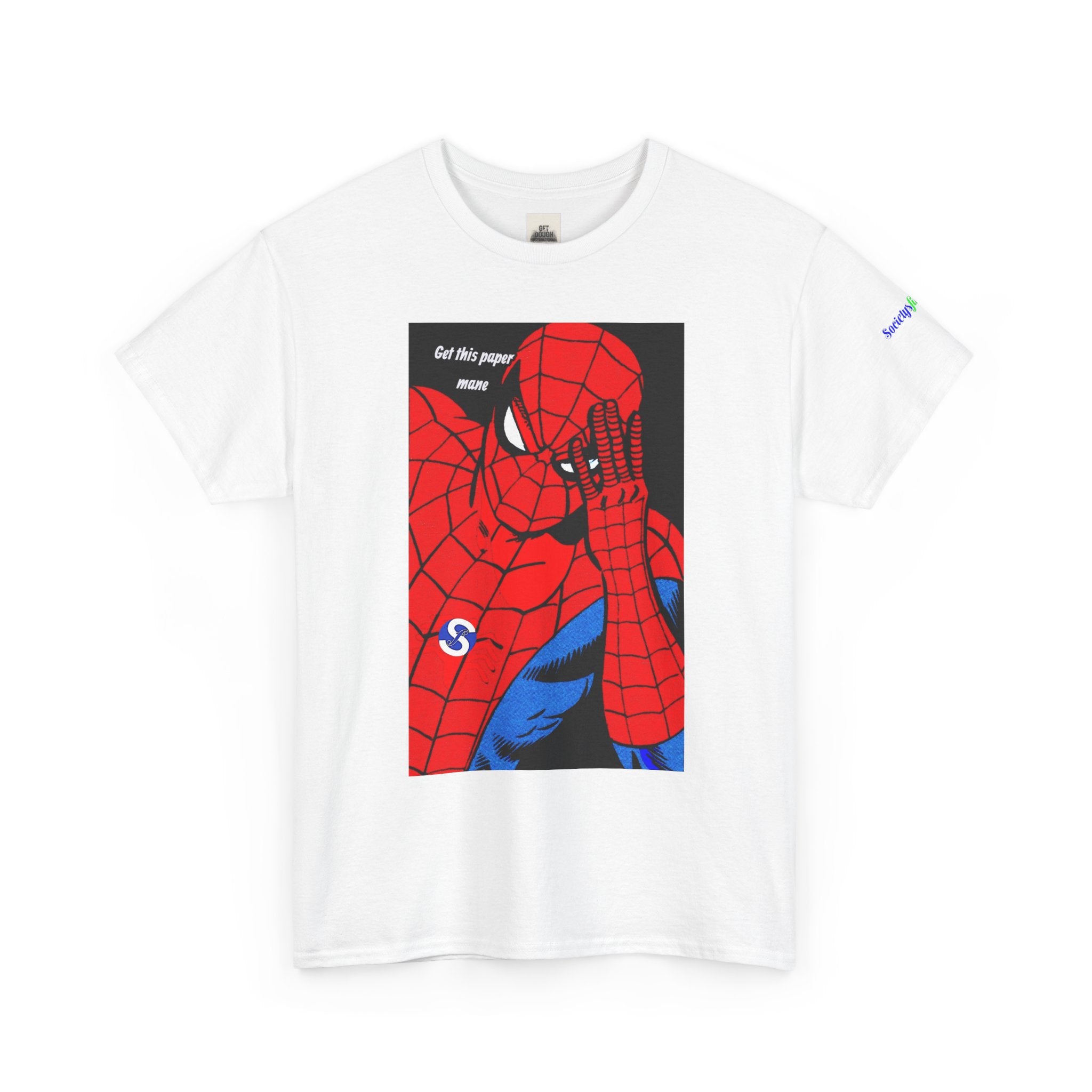 (SF)  Comic Tee — "Get This Paper?" Retro Pop Art T-Shirt