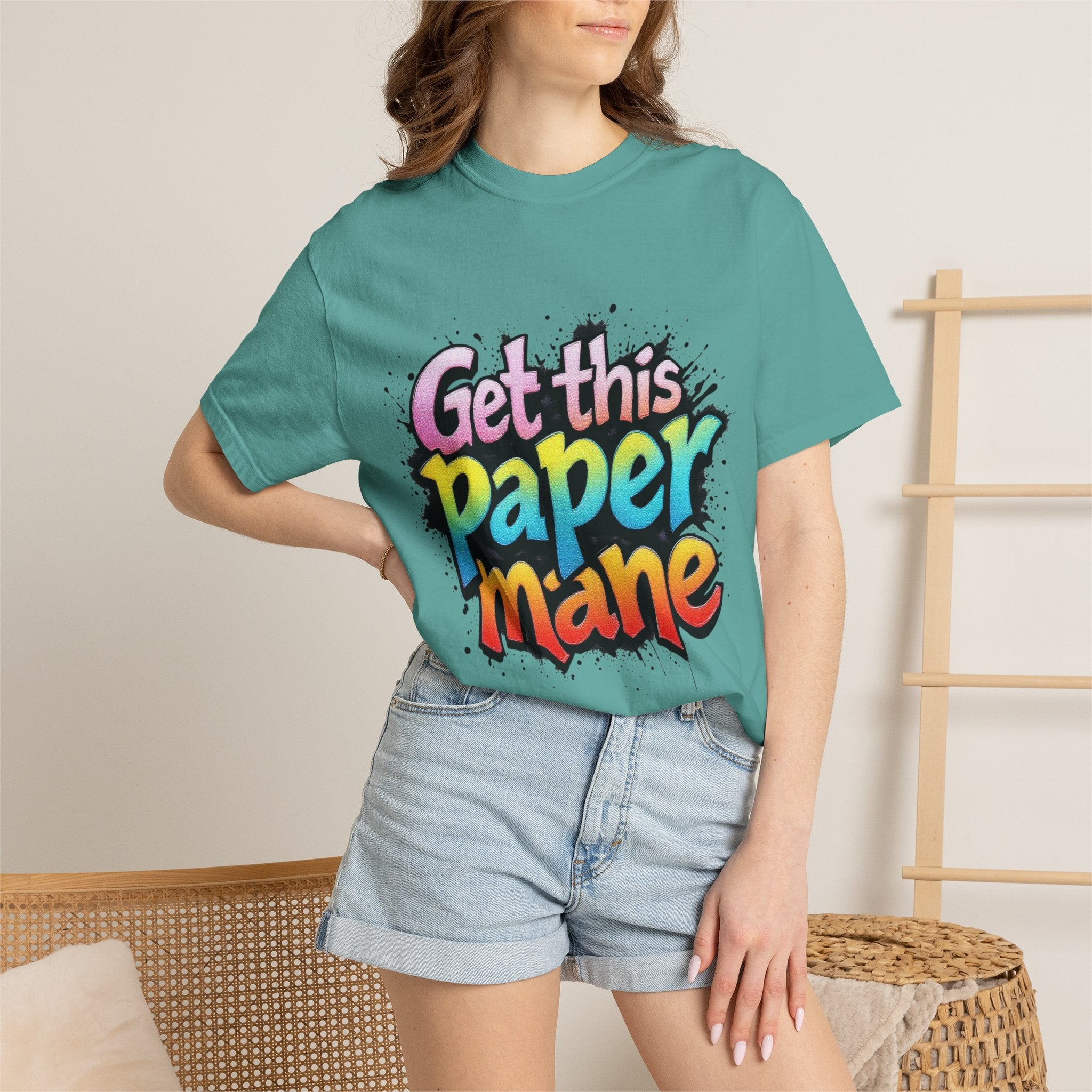 Get This Paper Mane T-Shirt — Colorful Graffiti Money Graphic Tee